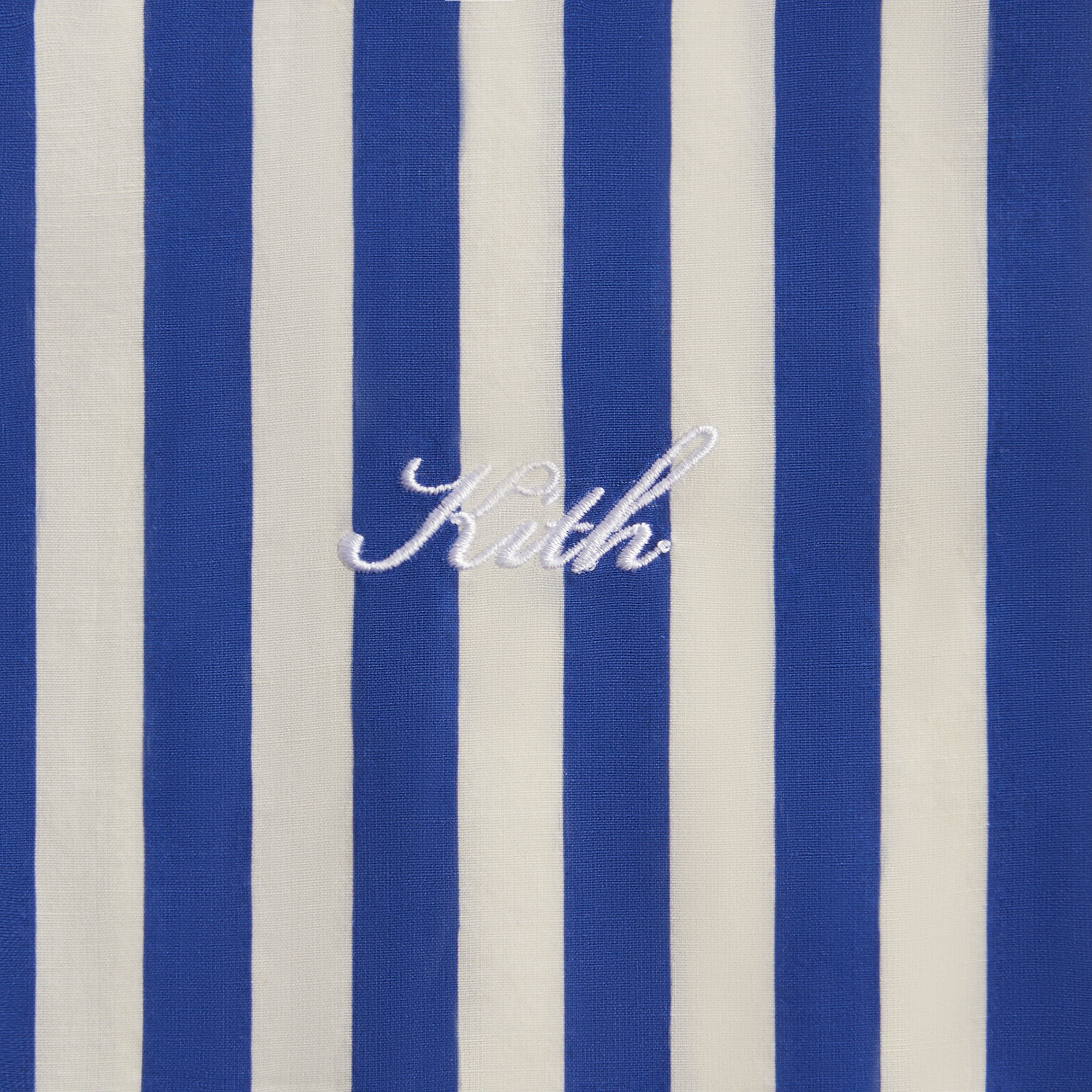 Kith Striped Thompson Camp Collar Shirt - Current