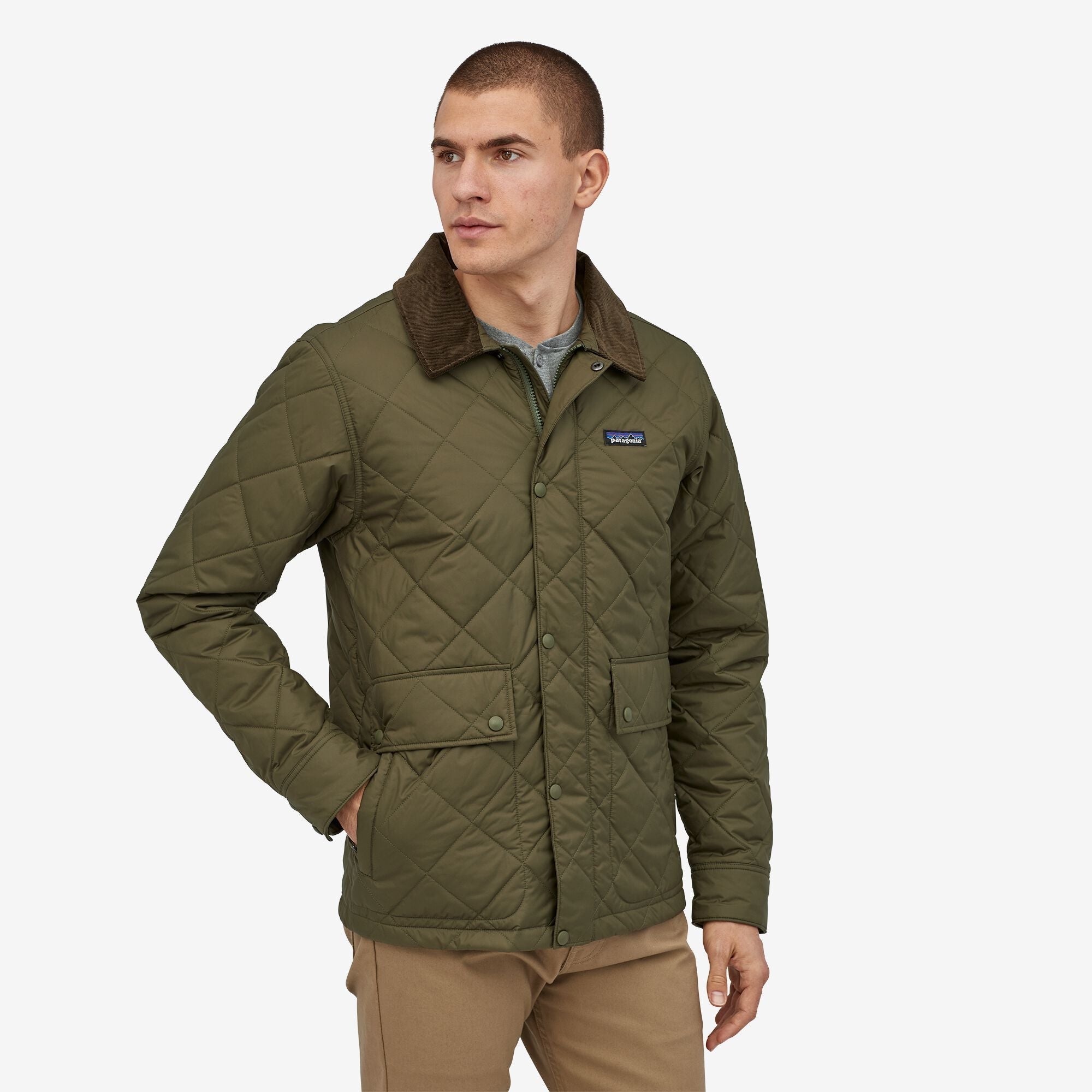 Men's Diamond Quilted Jacket