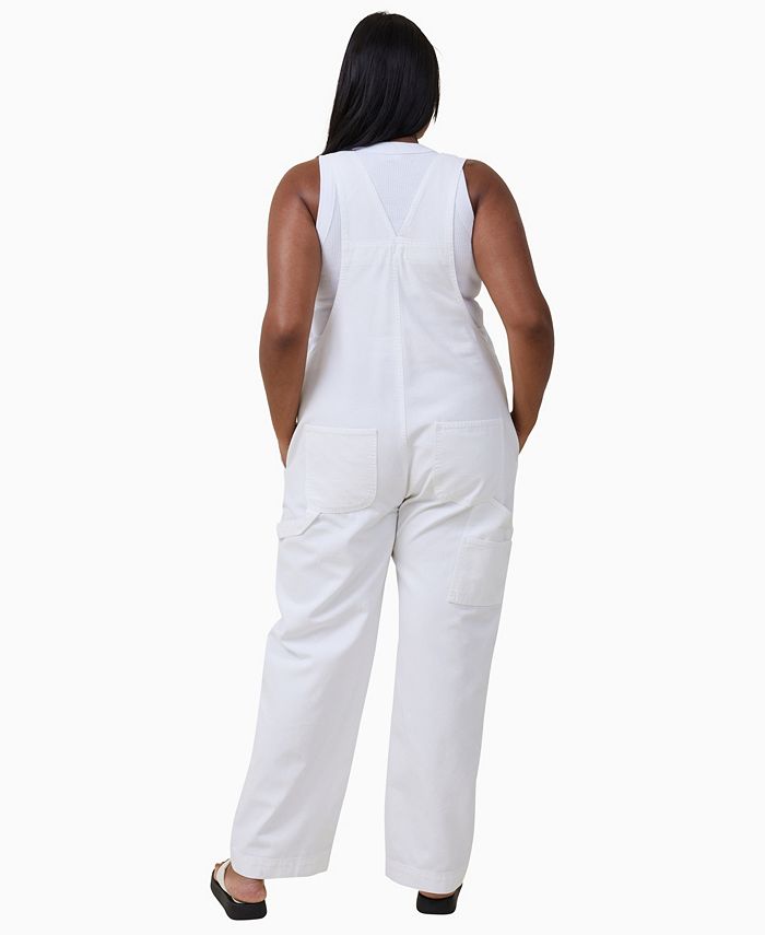 Women's Utility Canvas Overall Straight Pants