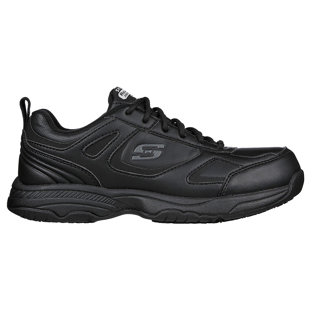 Skechers Men Work Dighton Slip Resistant Shoes - 77111W-BLK