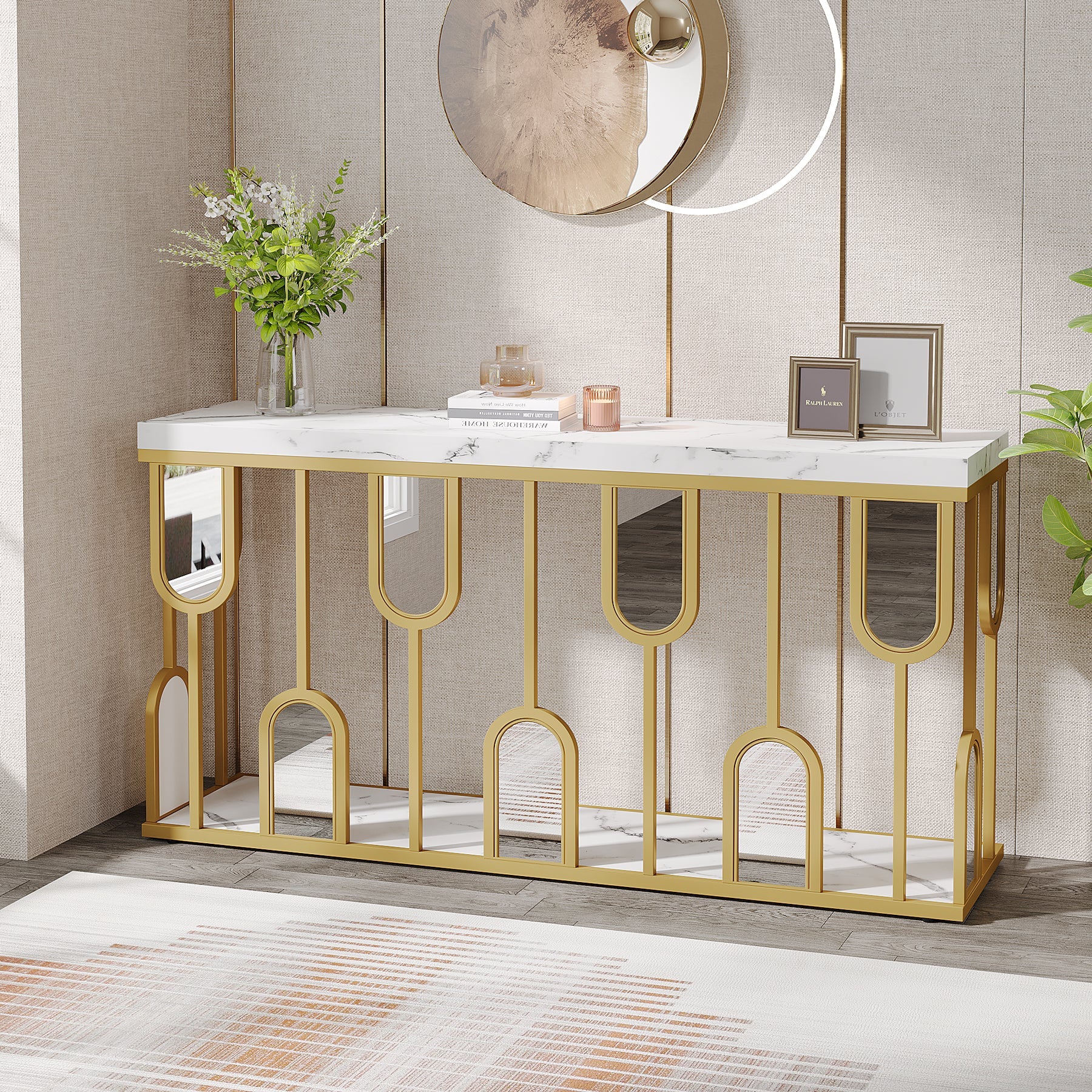 2-Tier Console Table, 59