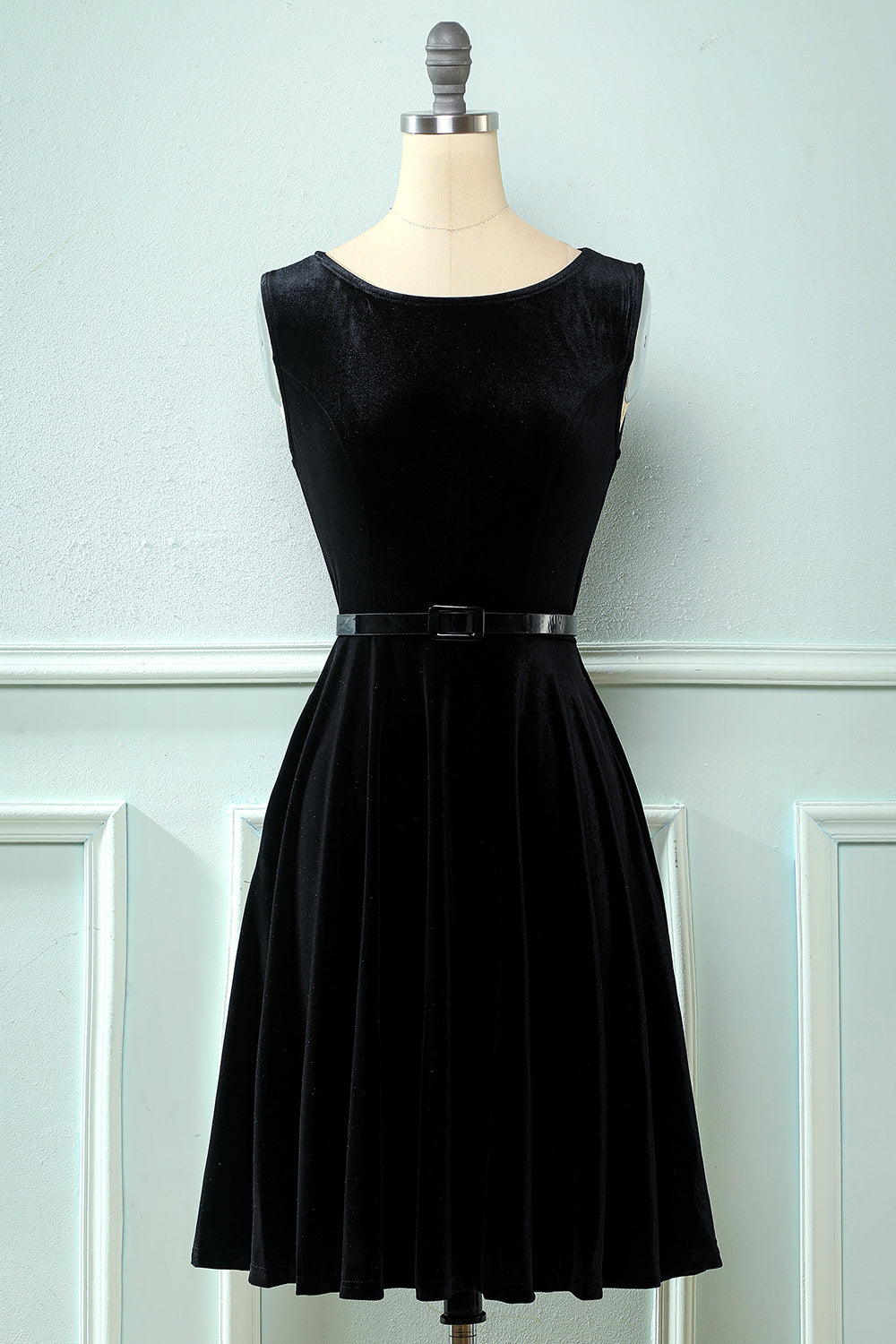 Velvet Vintage 1950s Dress