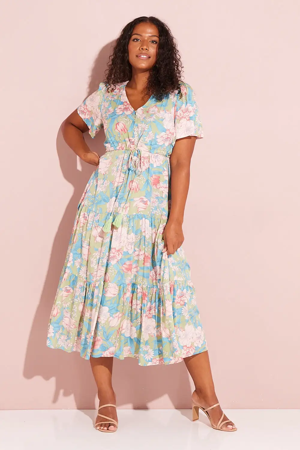 Evelyn Dress - Peony