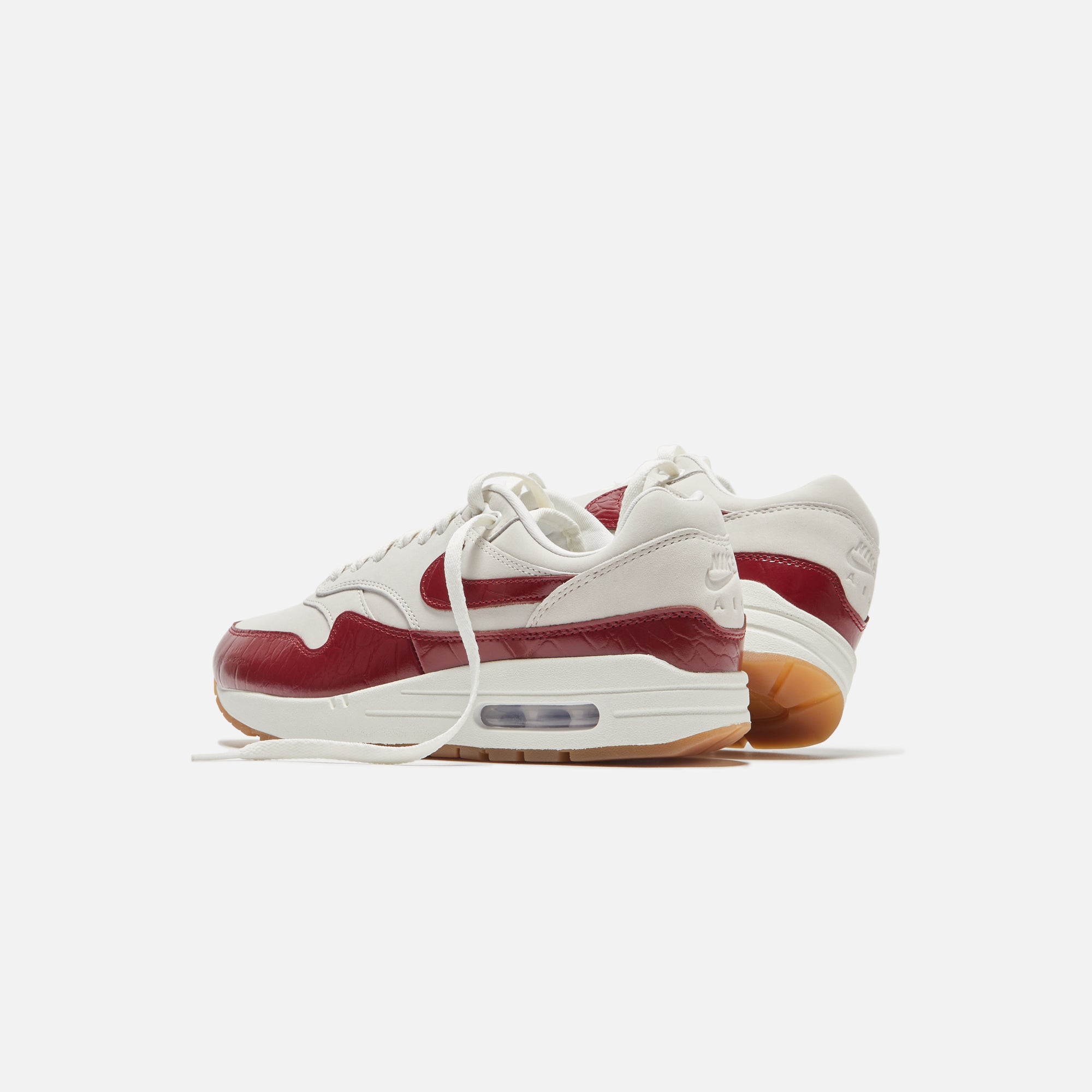 Nike WMNS Air Max 1 '87 - Sail / Gum Light Brown / Team Red