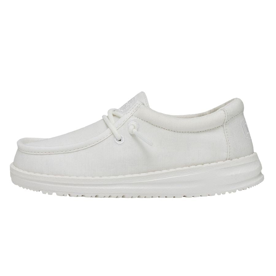 Wally Youth Slub Canvas - White