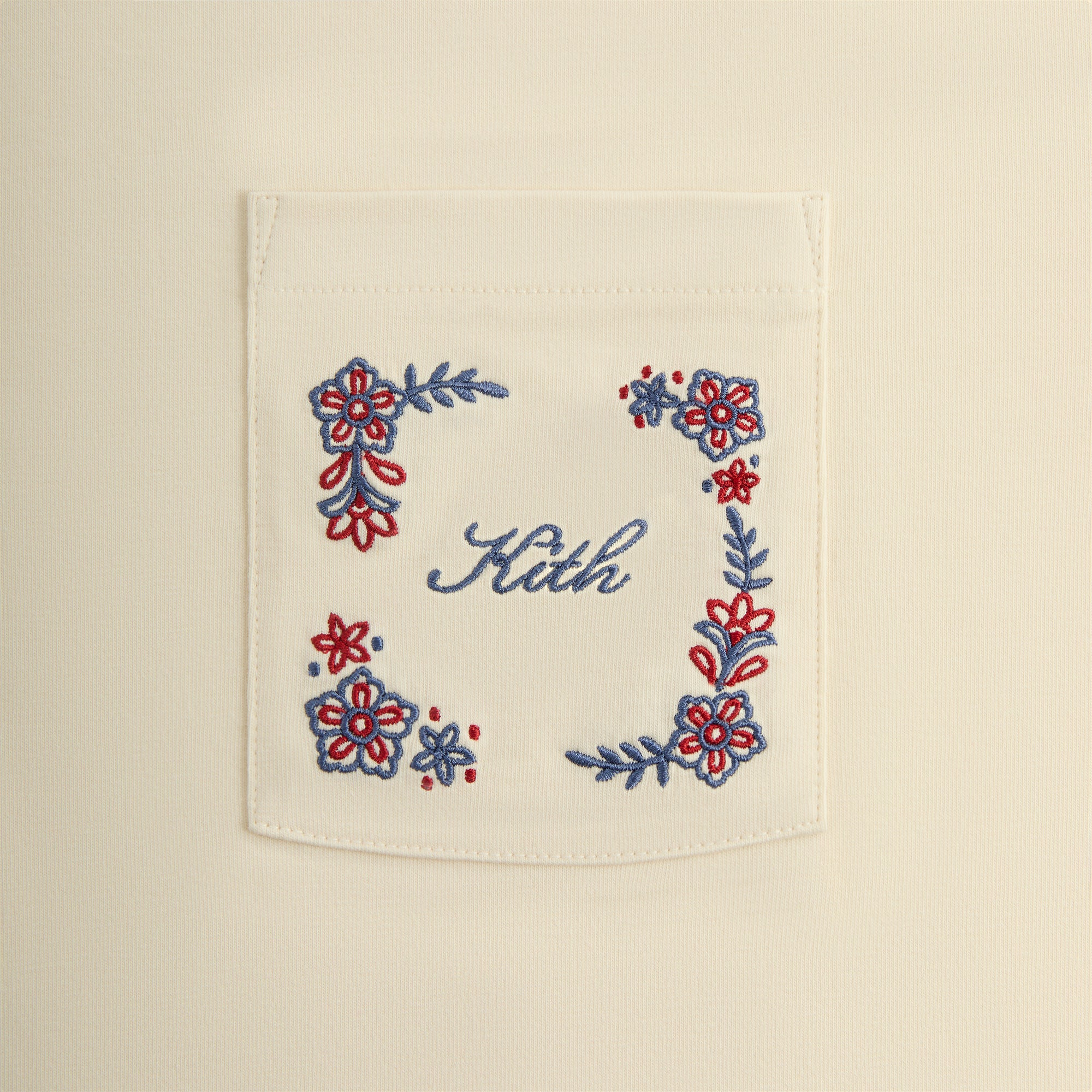 Kith Paisley Pocket Tee - Sandrift