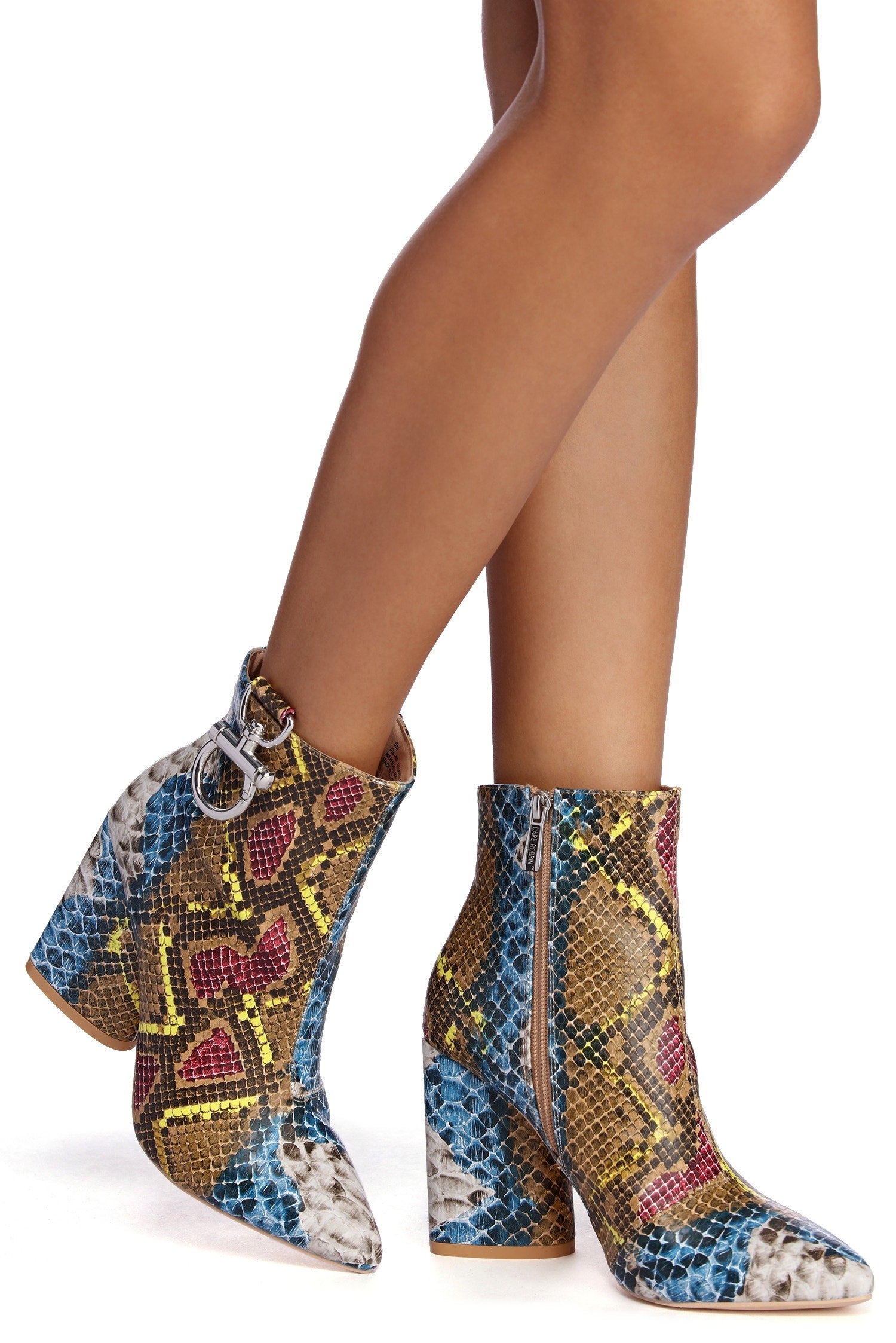 Step Out In Snake Booties