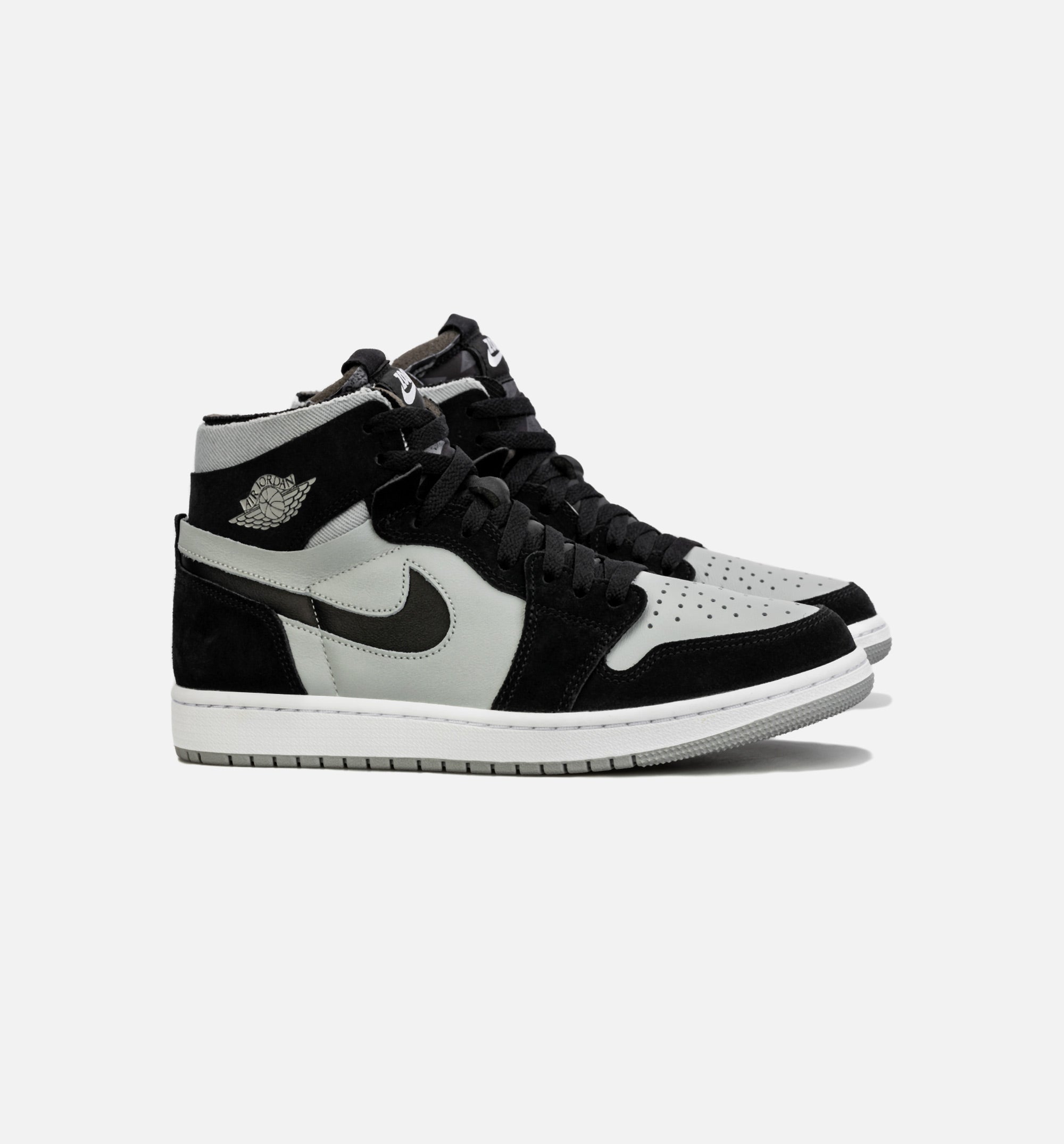 Air Jordan 1 Zoom CMFT Light Smoke Grey Mens Lifestyle Shoe - Black/Grey