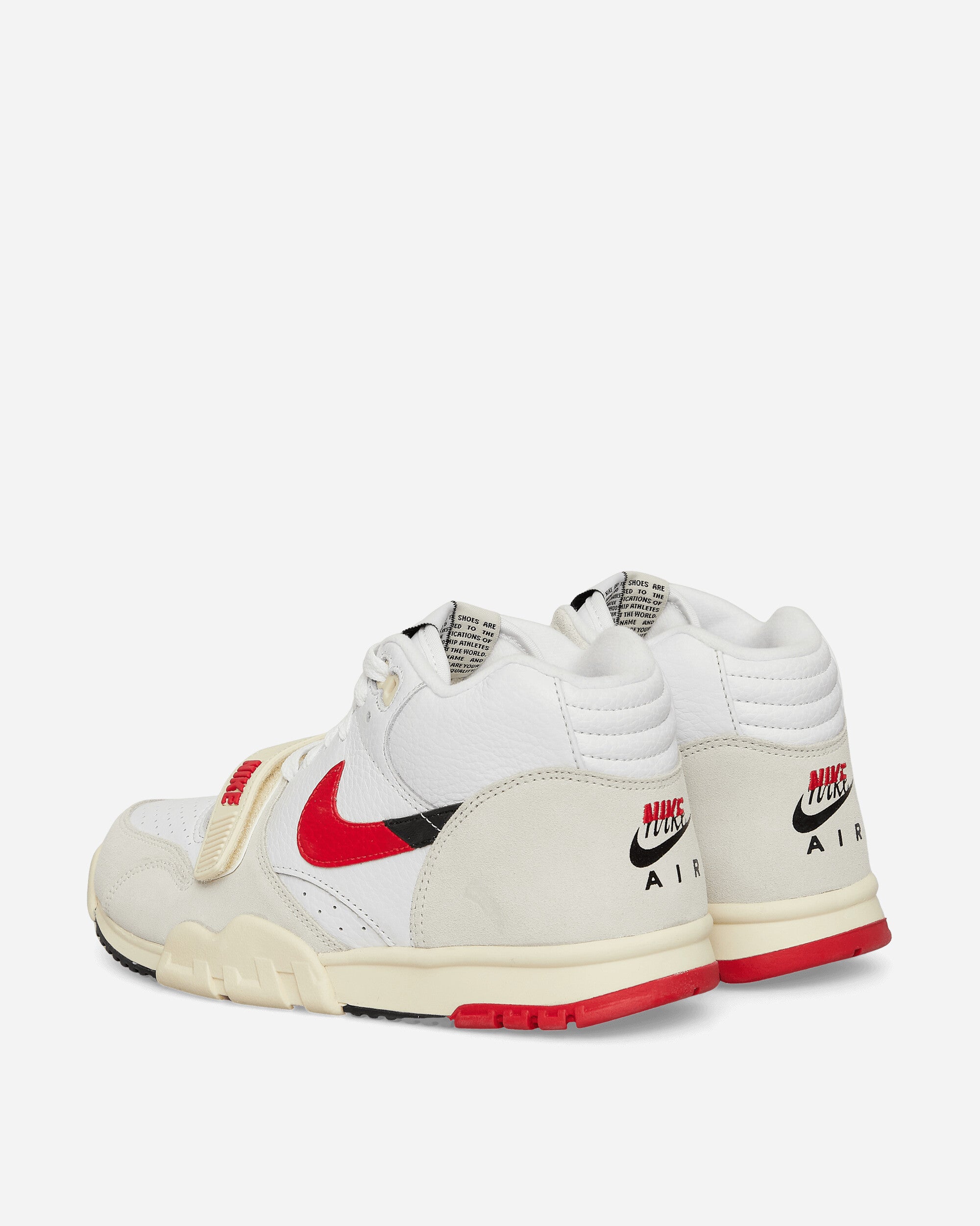 Air Trainer 1 Sneakers White / University Red