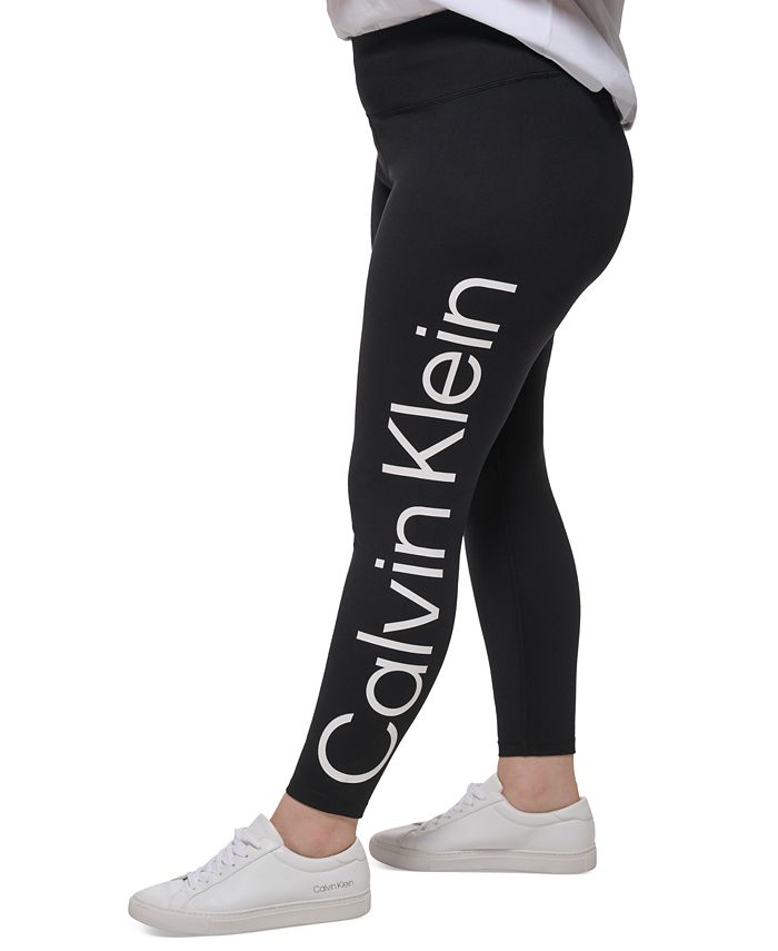 Plus Size High-Waist Logo Leggings