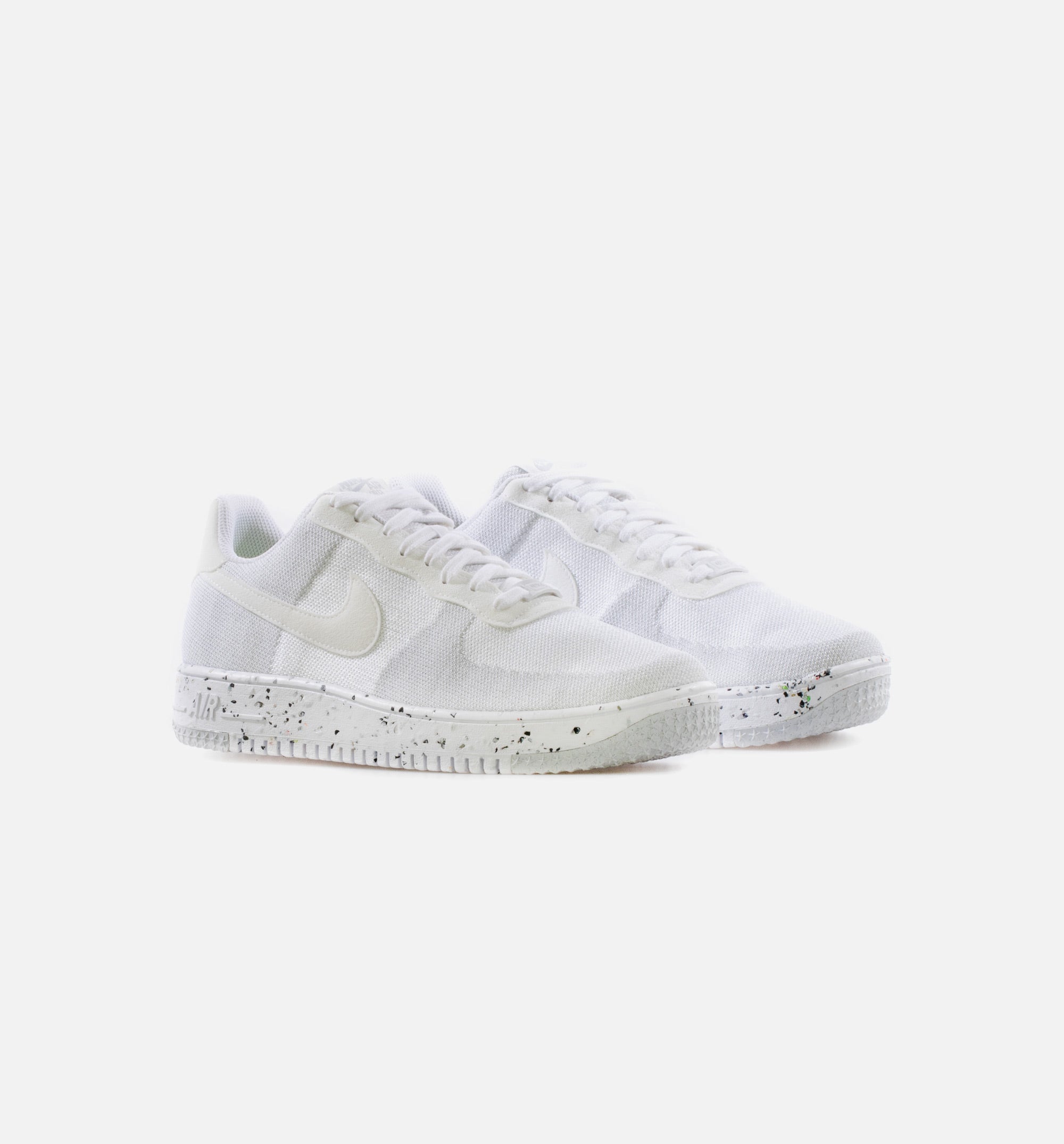 Air Force 1 Crater FlyKnit Mens Lifestyle Shoe - White/Sail/Wolf Grey/White