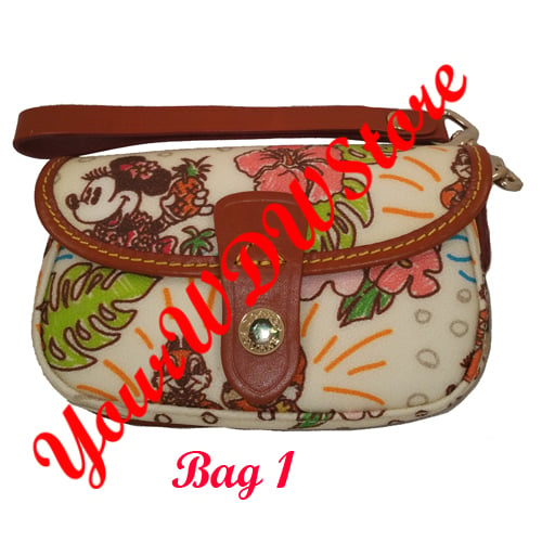 Disney Dooney and Bourke Bag - Aulani - Wristlet - White Specific