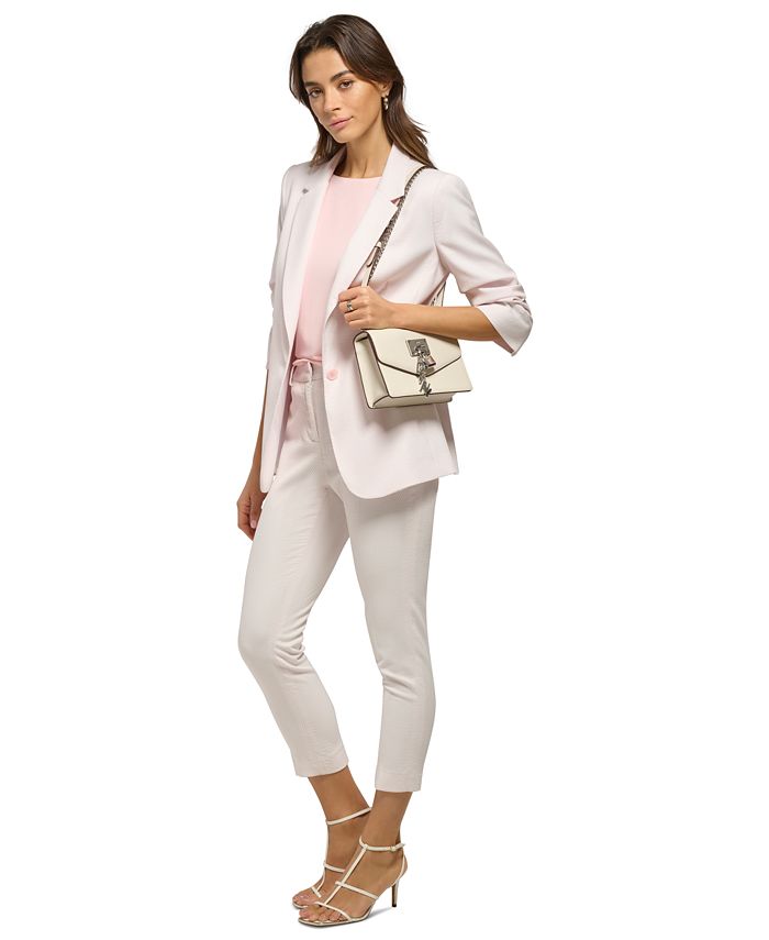 Women's Textured Essex Ankle Pants