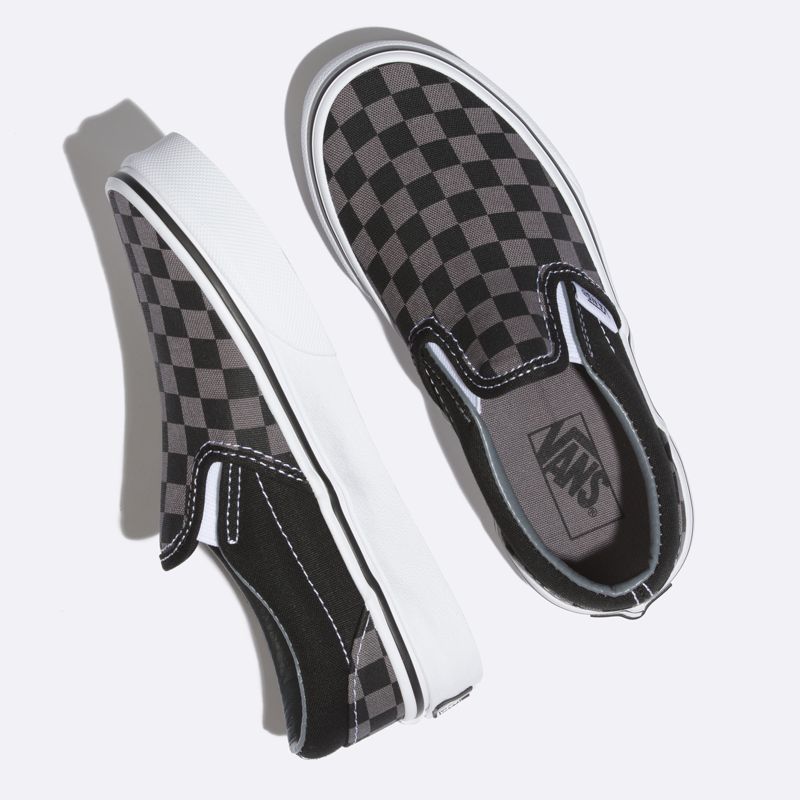 Kids Checkerboard Slip-On