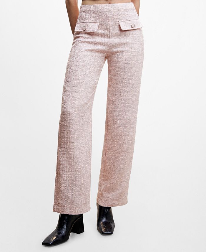 Women's Tweed Straight Pants