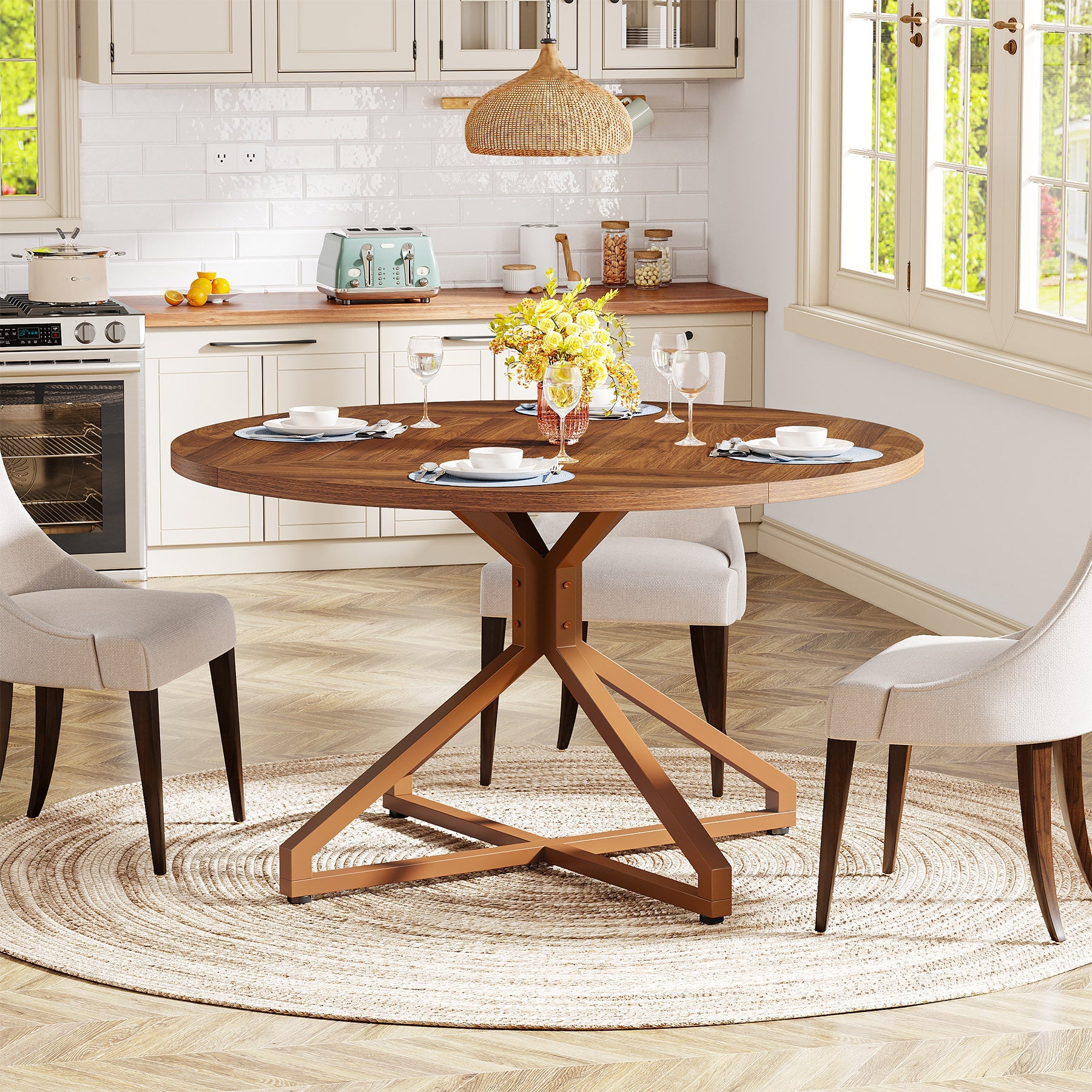 Round Dining Table, 47