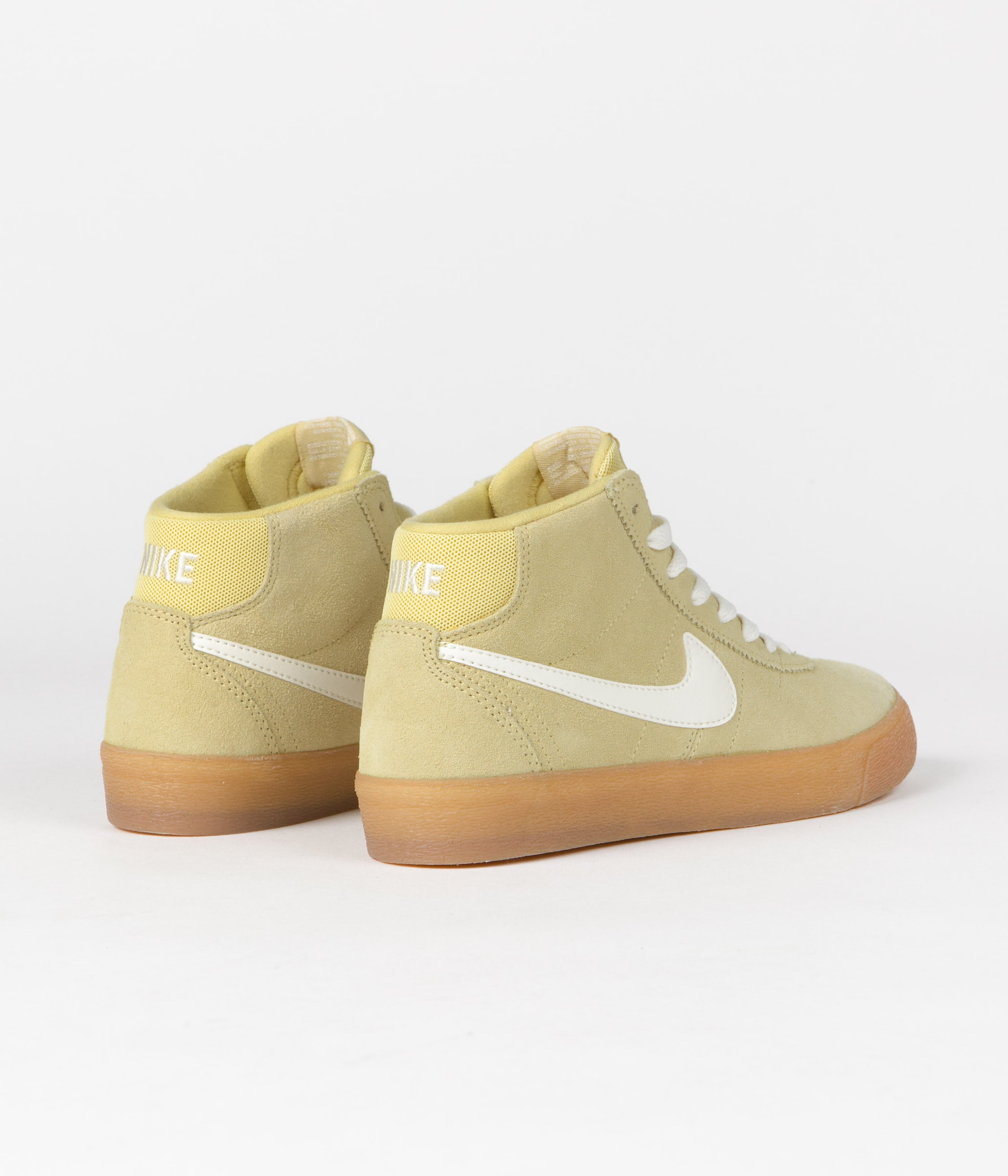 Nike SB Womens Bruin High Shoes - Lemon Wash / Sail - Lemon Wash