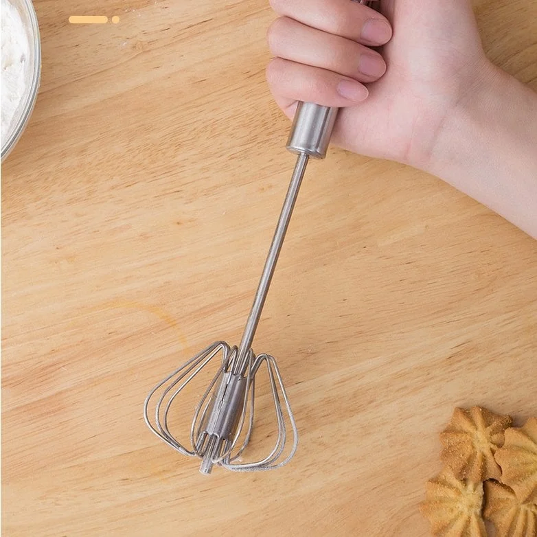 🔥BIG SALE - 49% OFF🔥Stainless Steel Semi-Automatic Whisk - BUY 2 GET 2 FREE