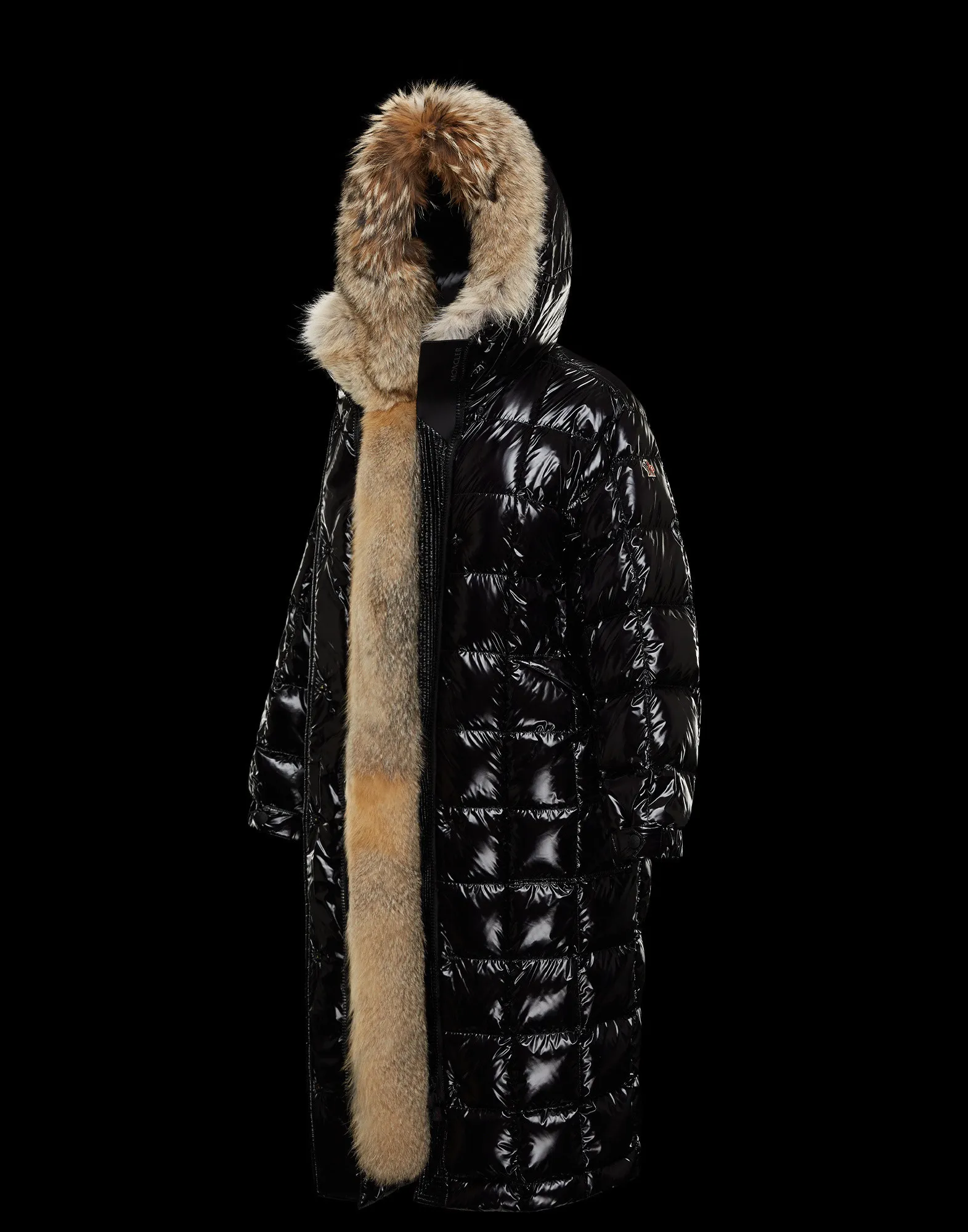 Women's long parka coat