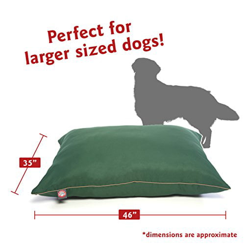 Majestic Pet Super Value Machine Washable Pet Dog Bed， Large， Green