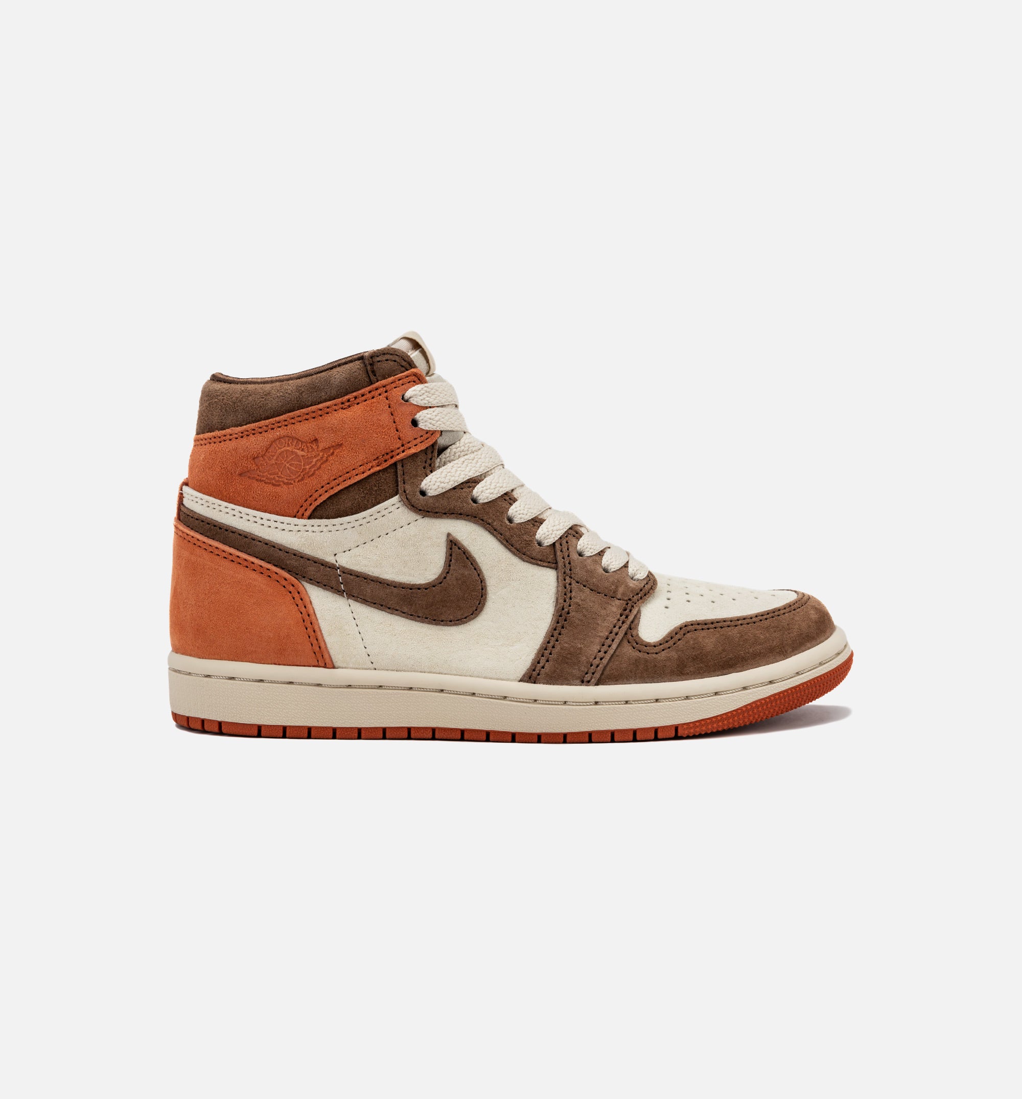 Air Jordan 1 High OG Womens Lifestyle Shoe - Dusted Clay/Cacao Wow/Burnt Sunrise