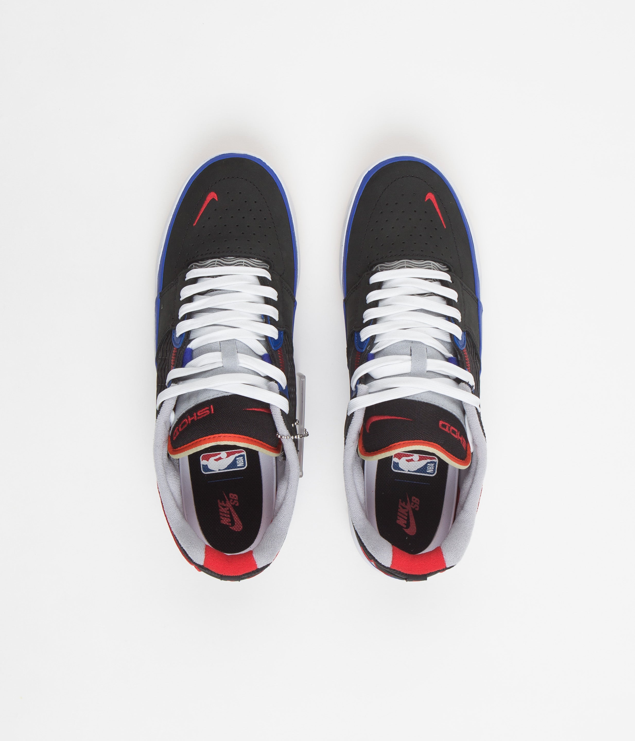 Nike SB Ishod Premium Shoes - Black / University Red - Hyper Royal