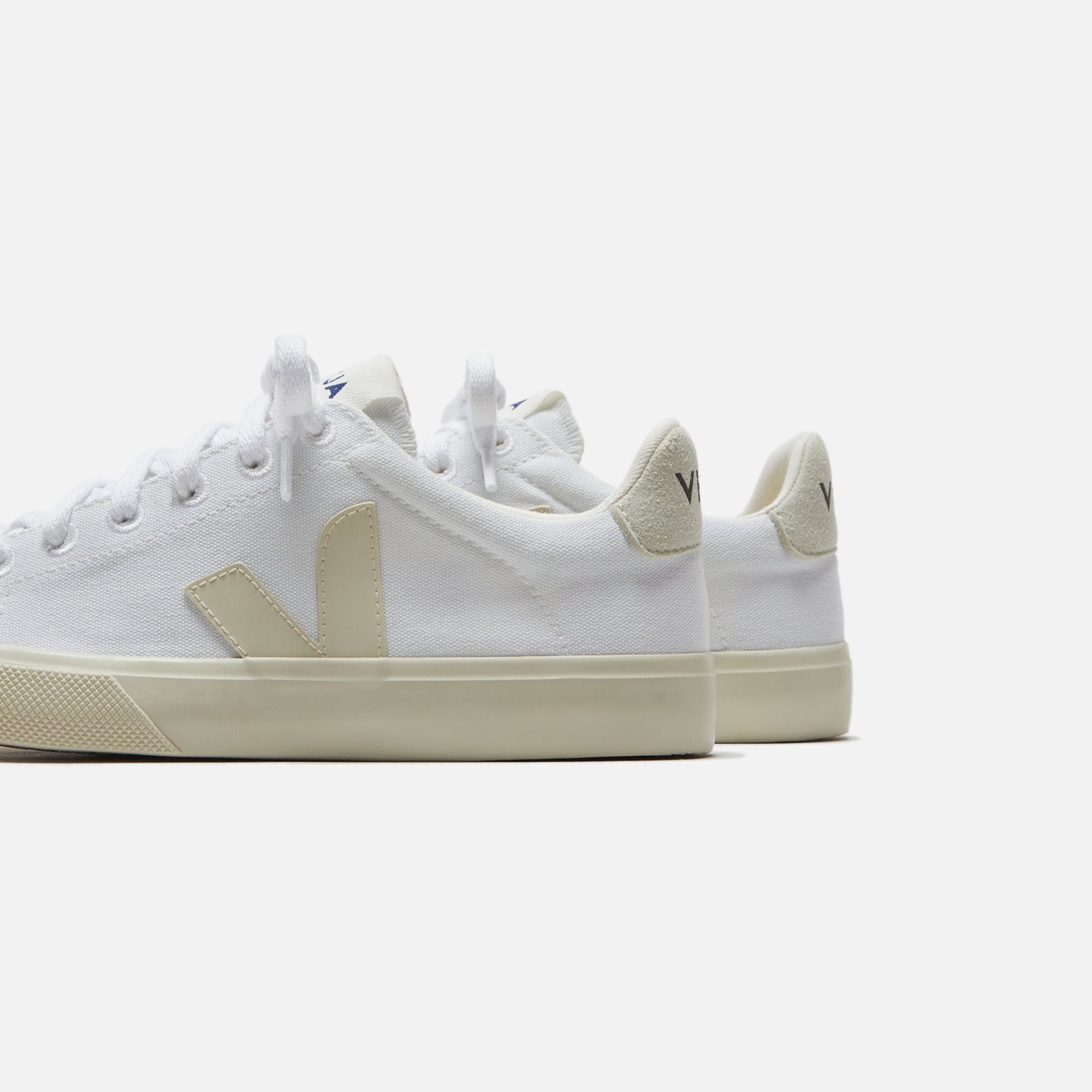 Veja WMNS Campo Canvas - White / Pierre