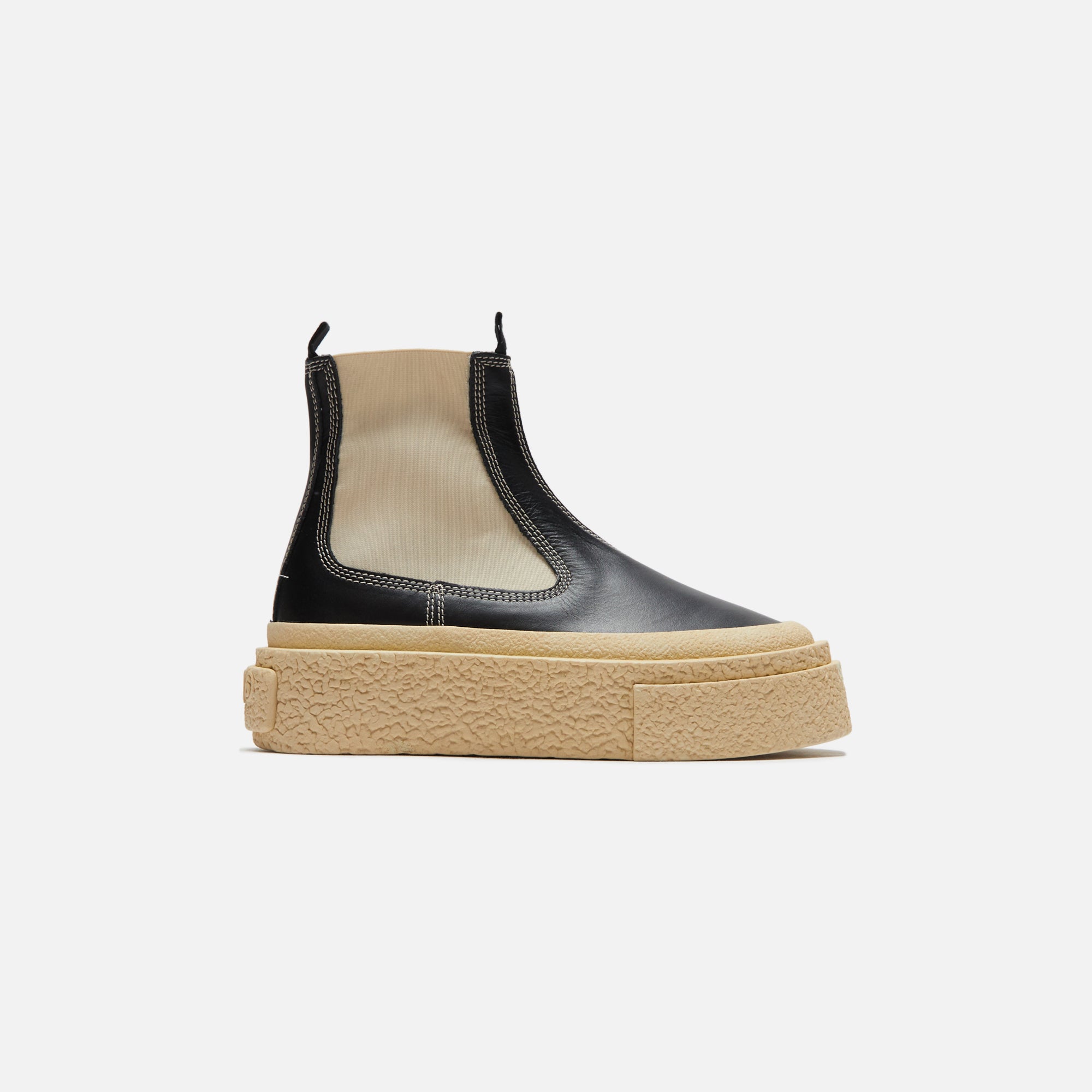 MM6 Maison Margiela WMNS Ankle Boot - Black / Vanilla