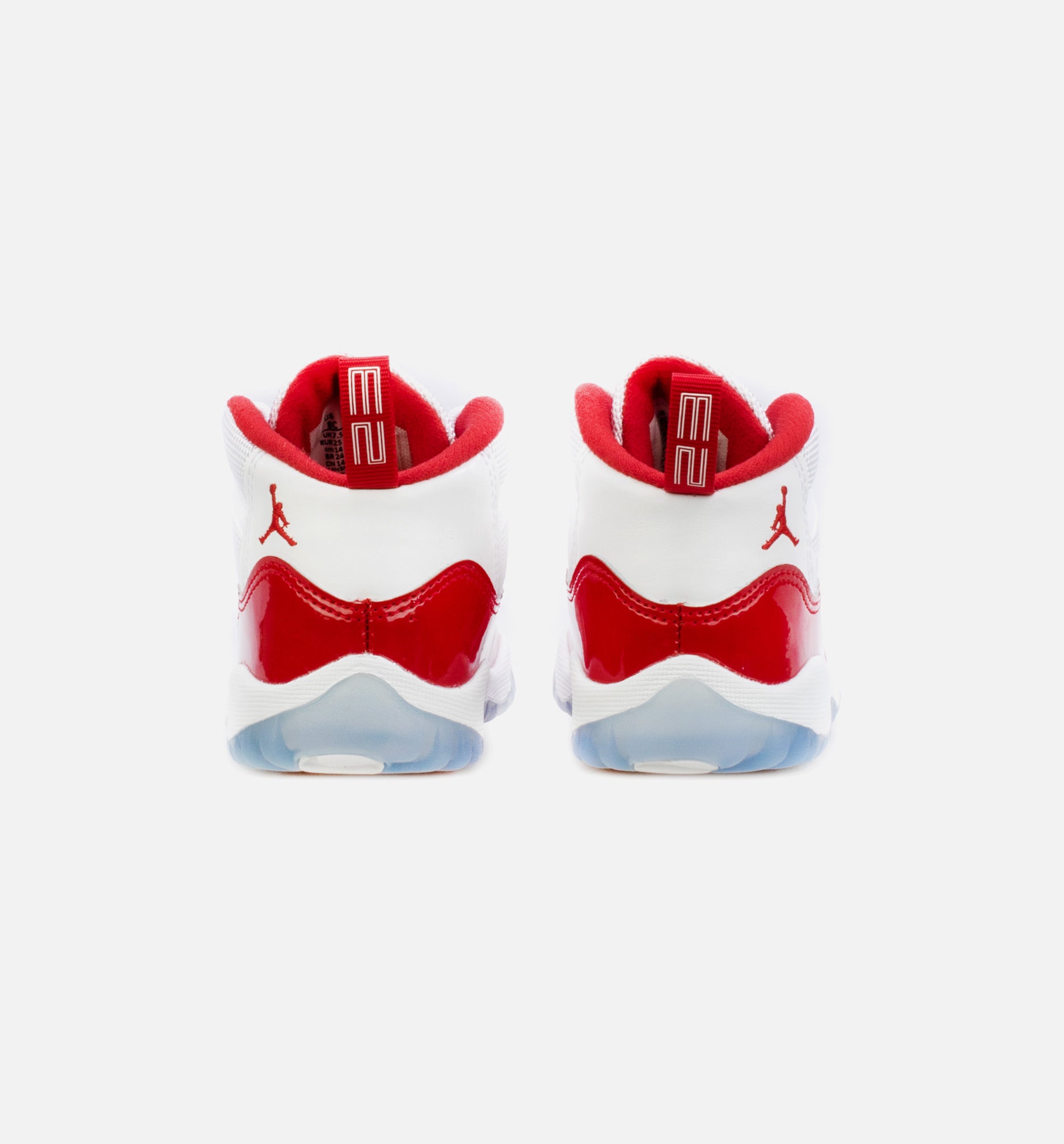 Air Jordan 11 Retro Infant Toddler Lifestyle Shoe - White/Red