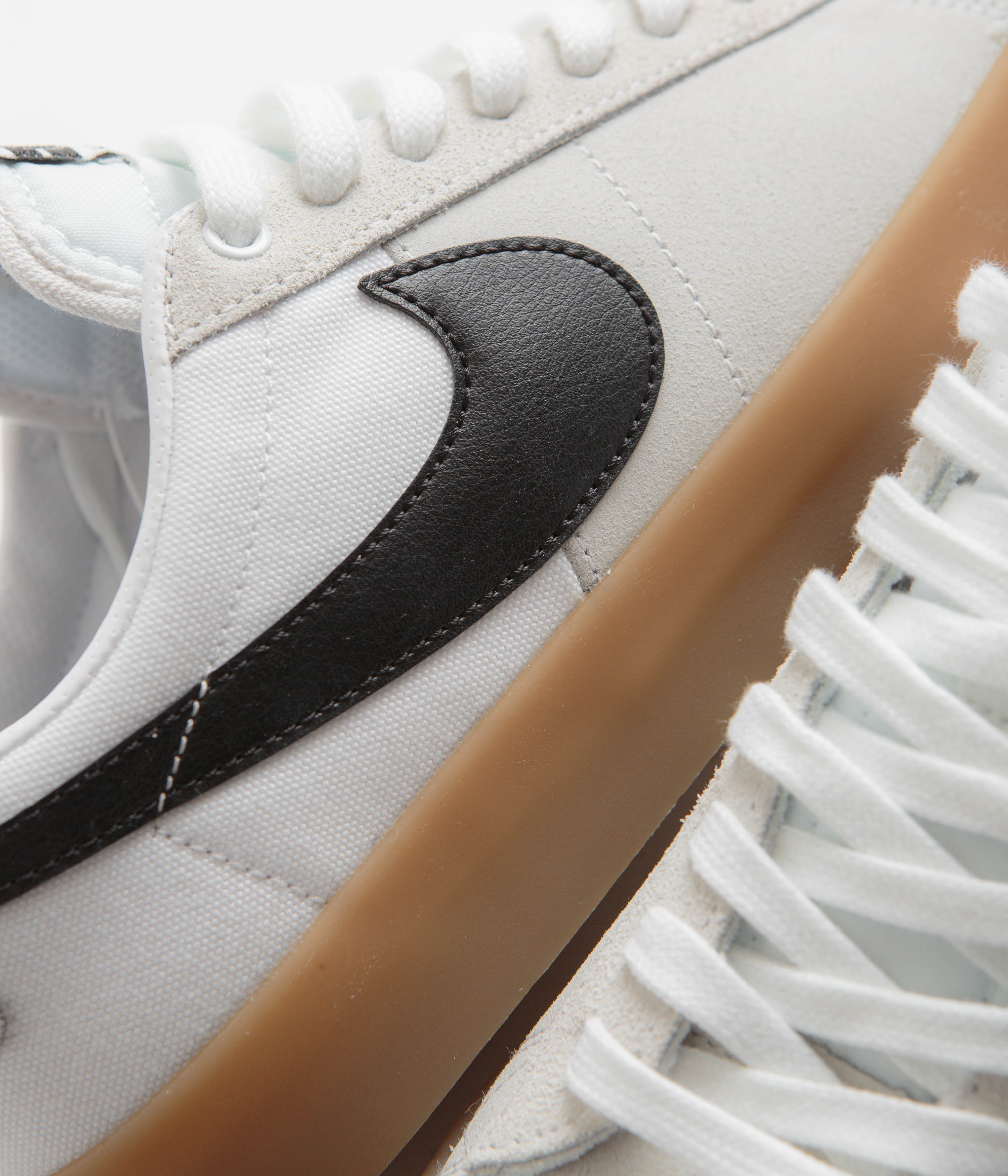 Nike SB Blazer Low Pro GT Shoes - White / Black - White - White