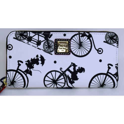 Disney Dooney and Bourke Bag - Flower and Garden Bicycles - Wallet