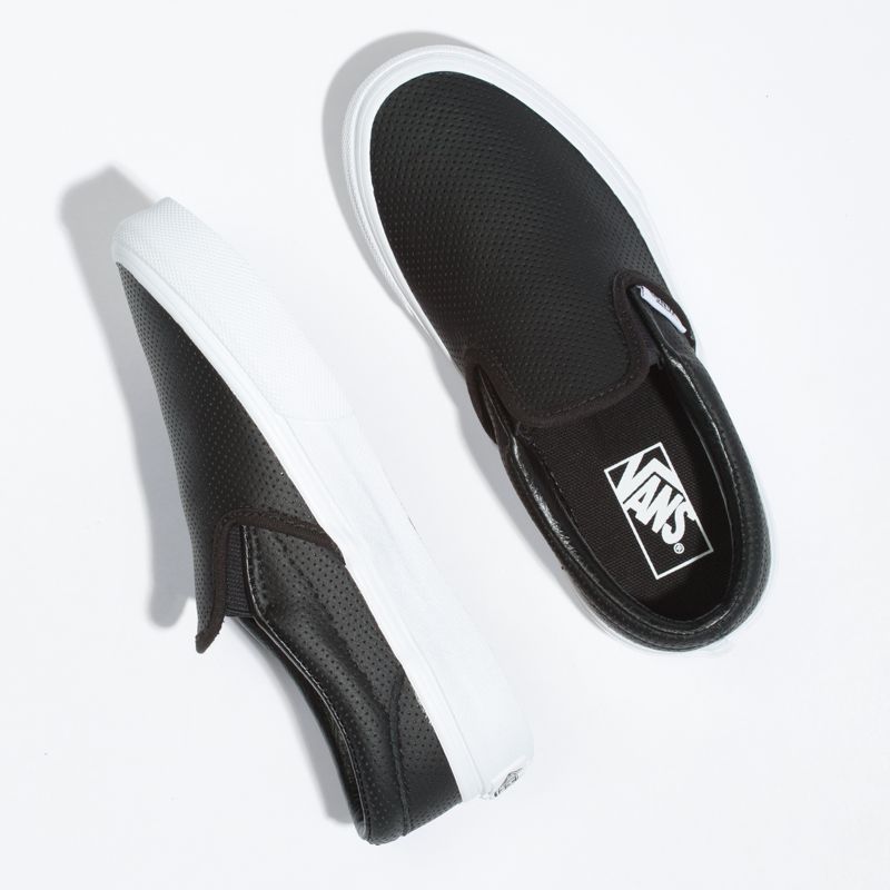 Kids Perf Leather Slip-On