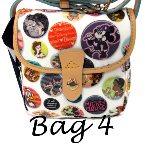 Disney Dooney and Bourke Bag - Disney Parks Buttons - Crossbody