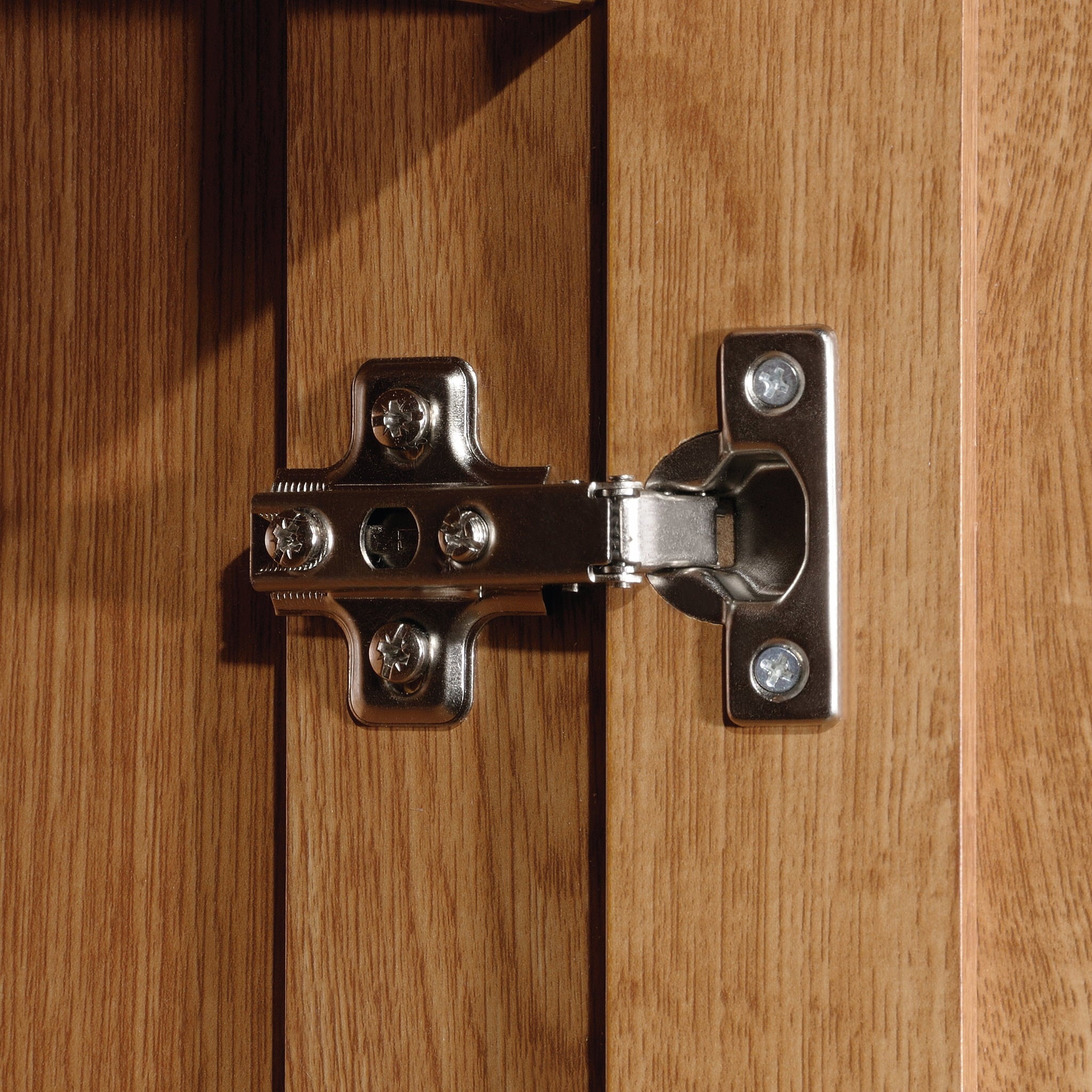 Sauder Select 2Door Tall Storage Highland Oak Finish Costa Shop