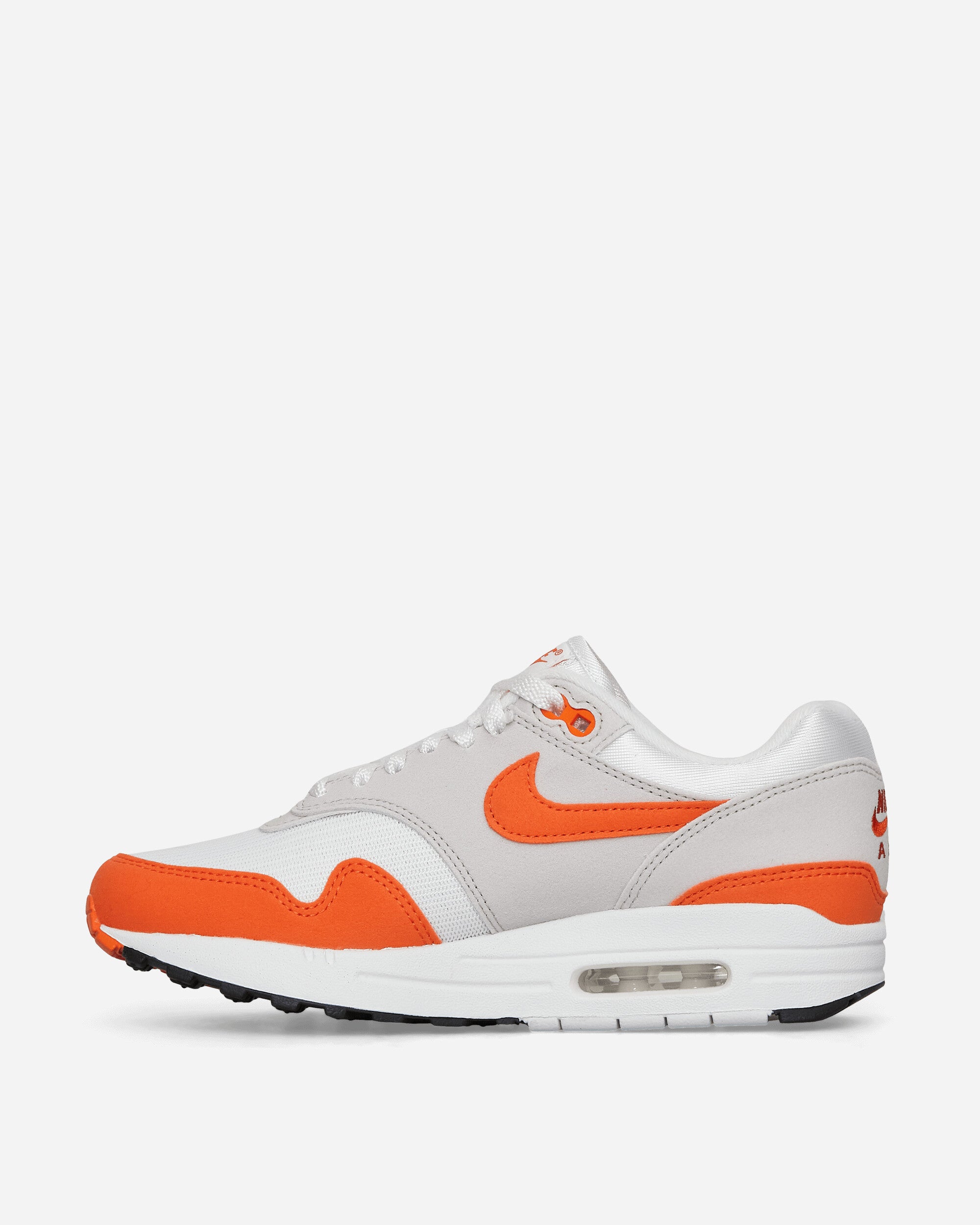 WMNS Air Max 1 Sneakers Neutral Grey / Safety Orange