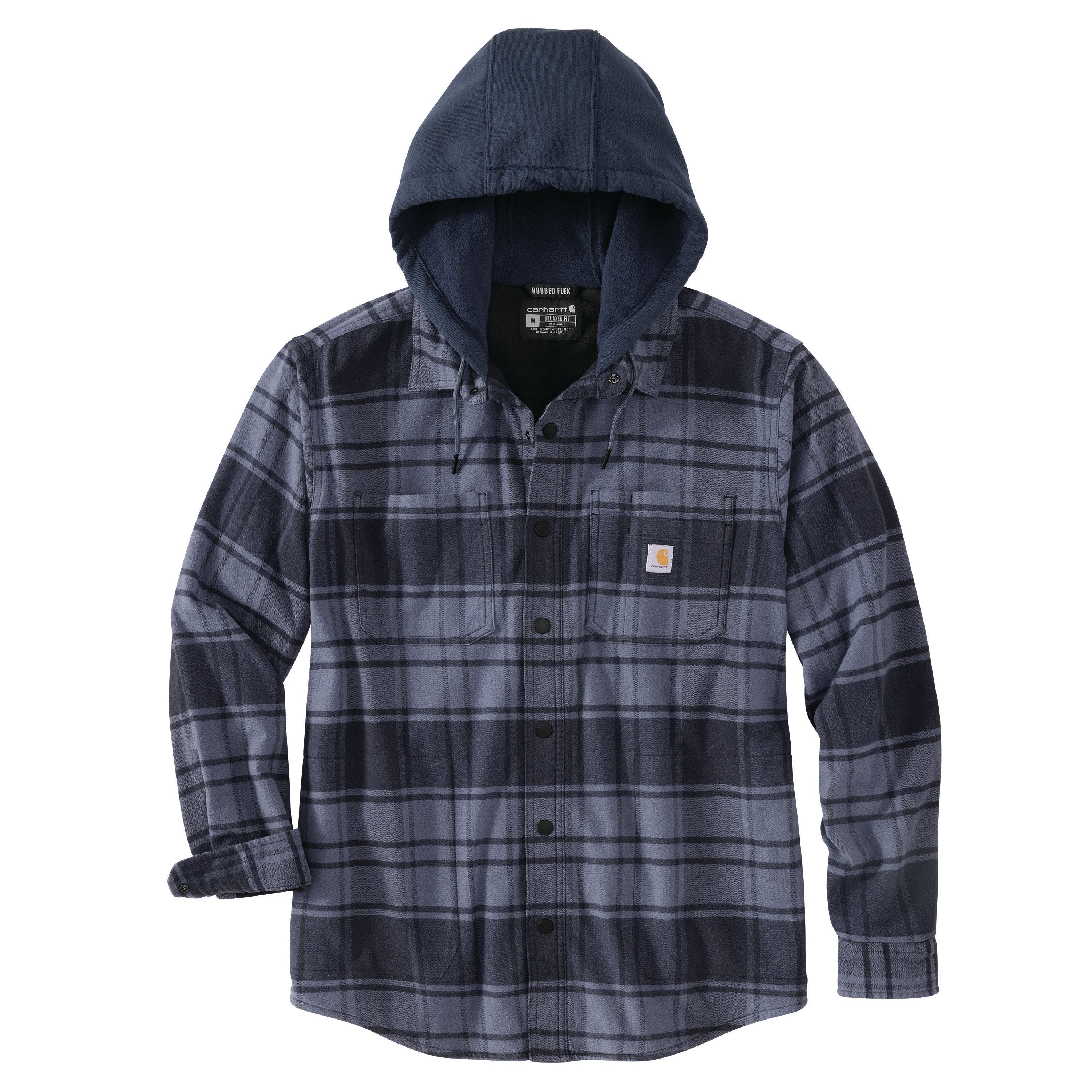 Carhartt Men's Rugged Flex® Flannel Hooded Shirt Jac