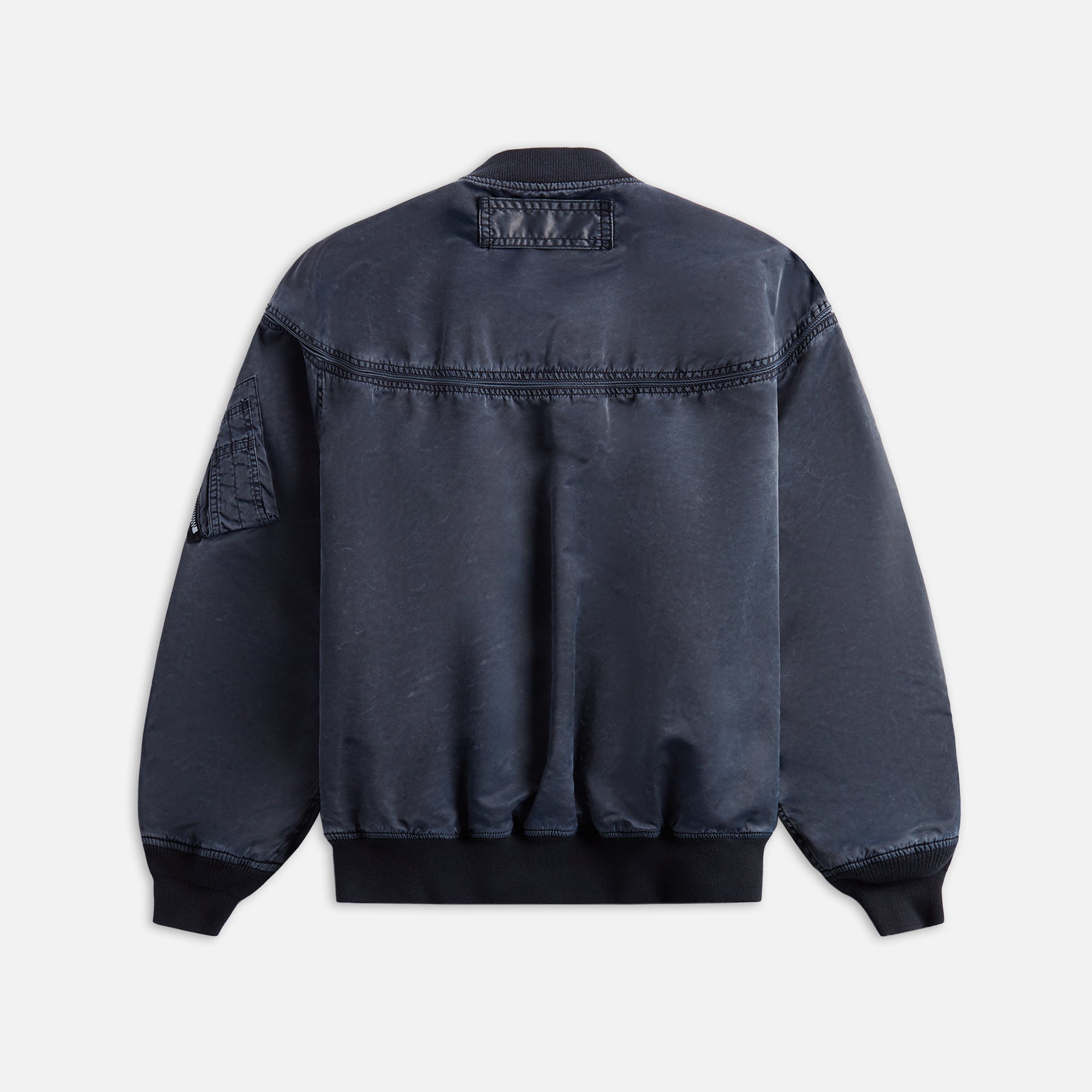 CDG Homme Nylon Coating Twill Garment Dyed Jacket - Navy