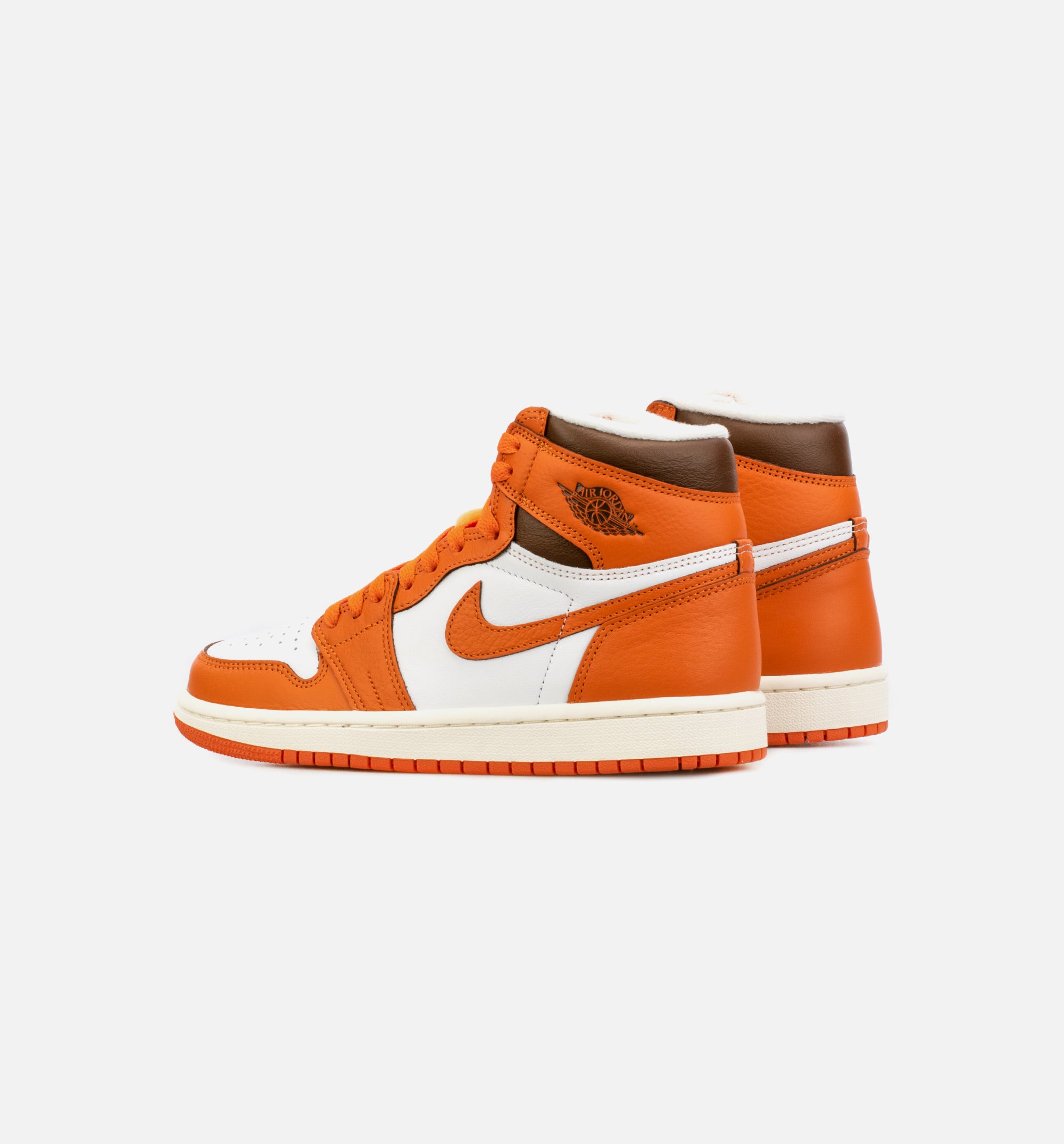 Air Jordan 1 High OG Starfish Womens Lifestyle Shoe - Orange/White