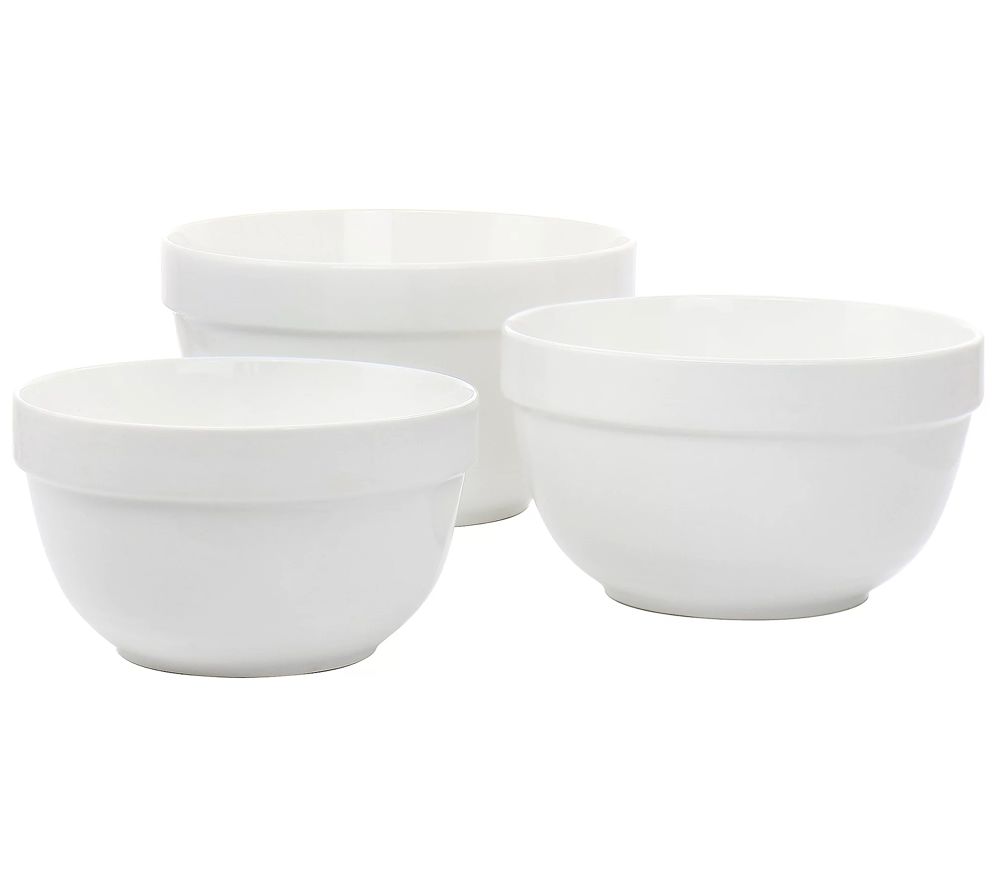 Martha Stewart Everyday 3-Piece Ceramic Mixing Bowl Set