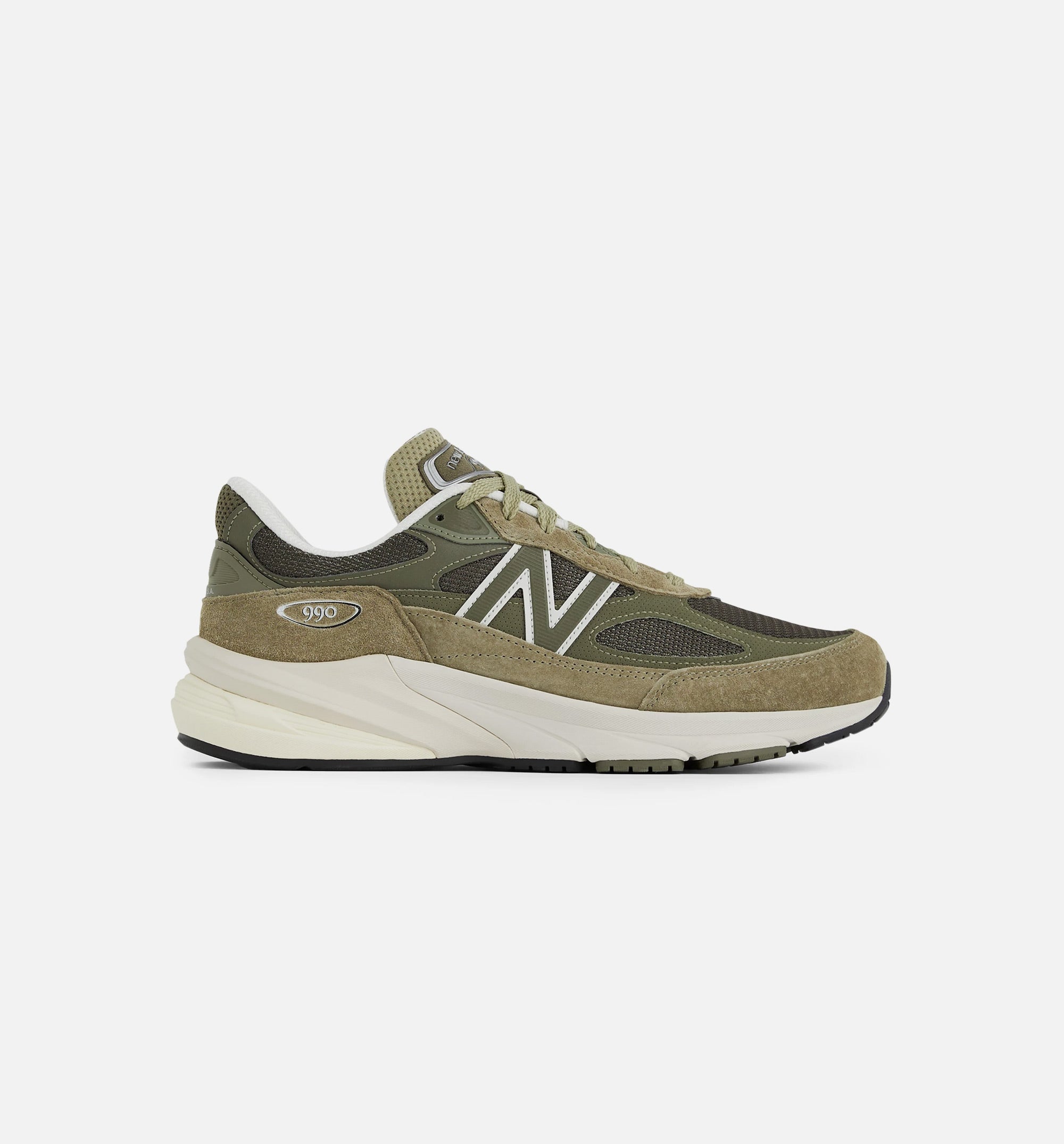 990v6 Made In Usa True Camo Mens Lifestyle Shoe - Camo/White