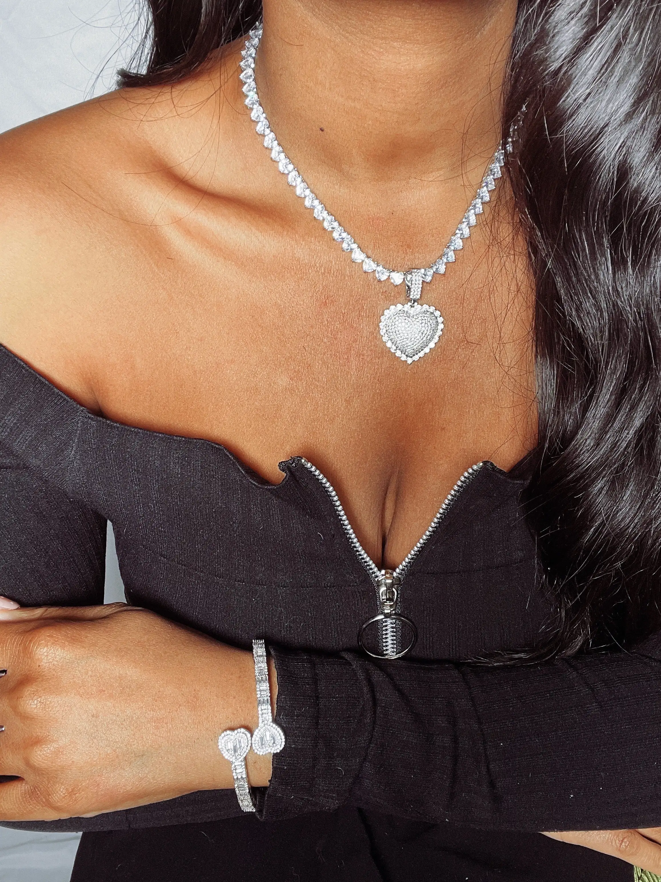 Icy Princess Heart Chain