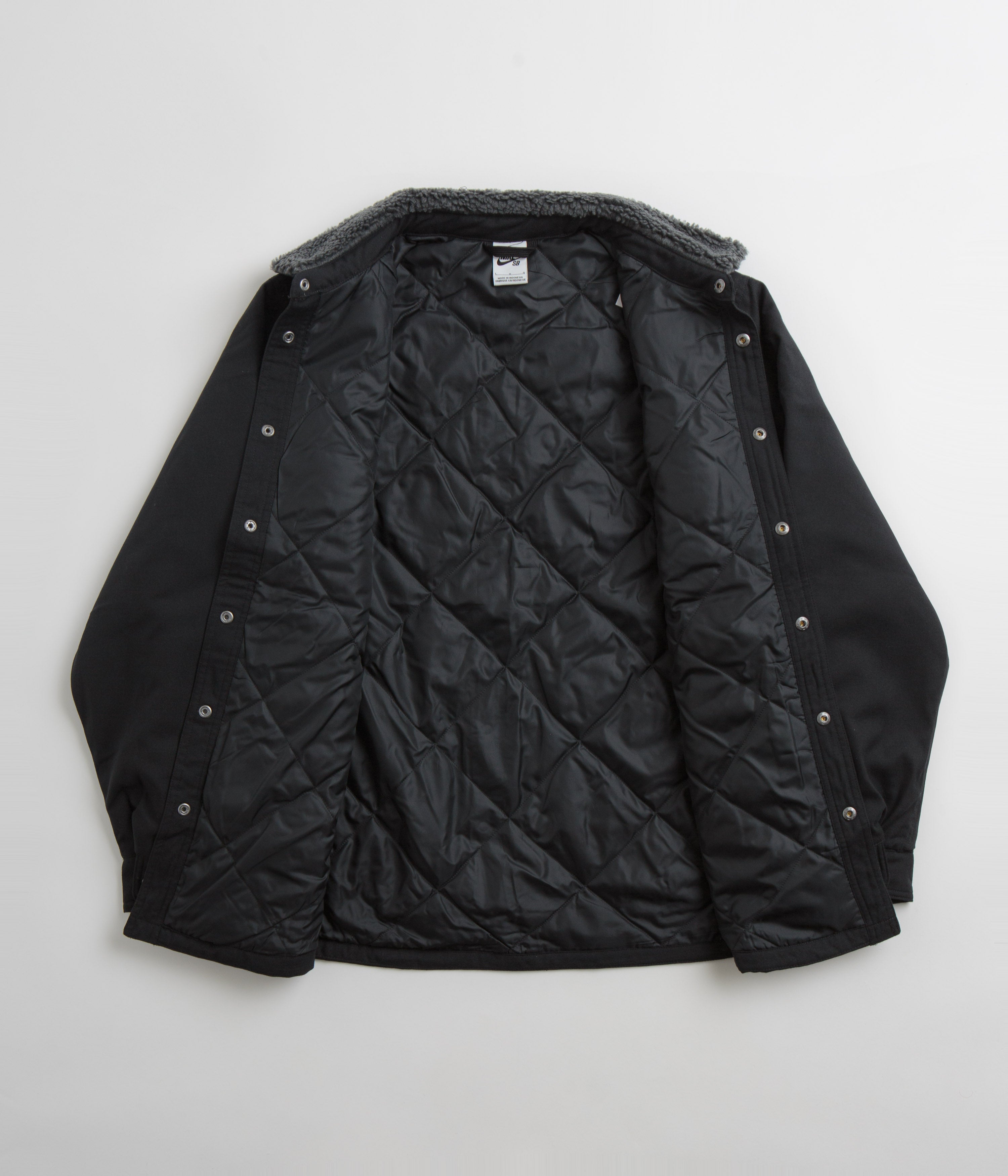 Nike SB Padded Flannel Jacket - Black / Anthracite