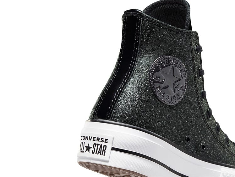 Converse Chuck Taylor Lift Sparkle Party Womens Negro