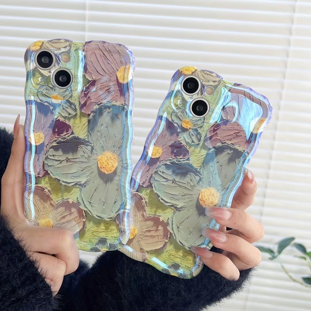 🔥🔥iPhone Colorful Oil Painting Exquisite Phone Case