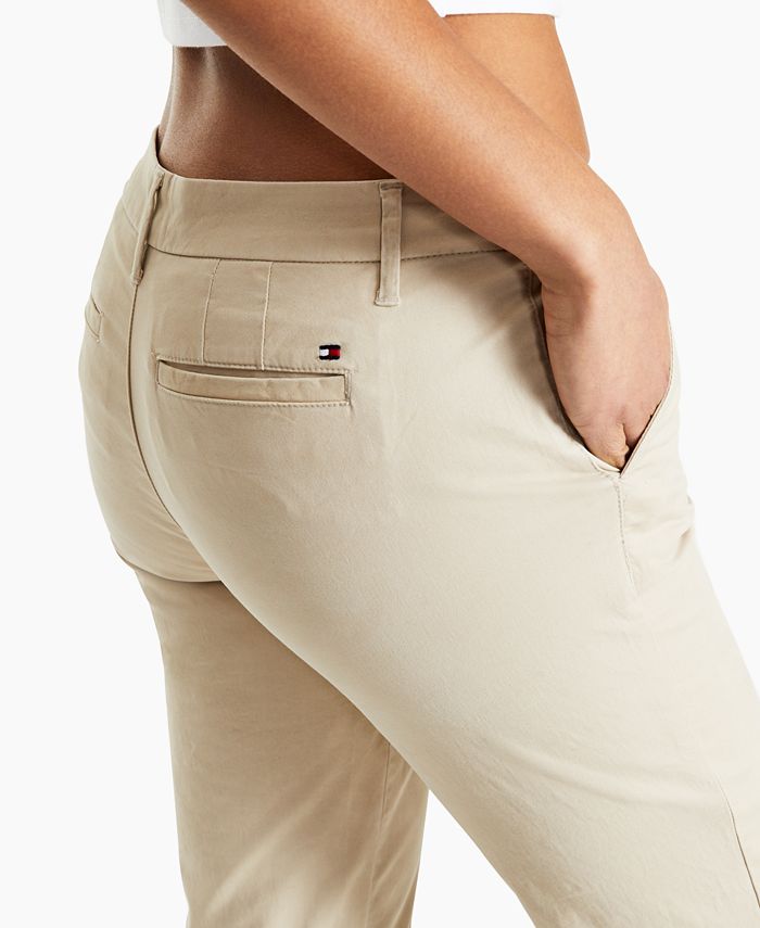 Women's TH Flex Hampton Cuffed Chino Straight-Leg Pants， Created for Macy's