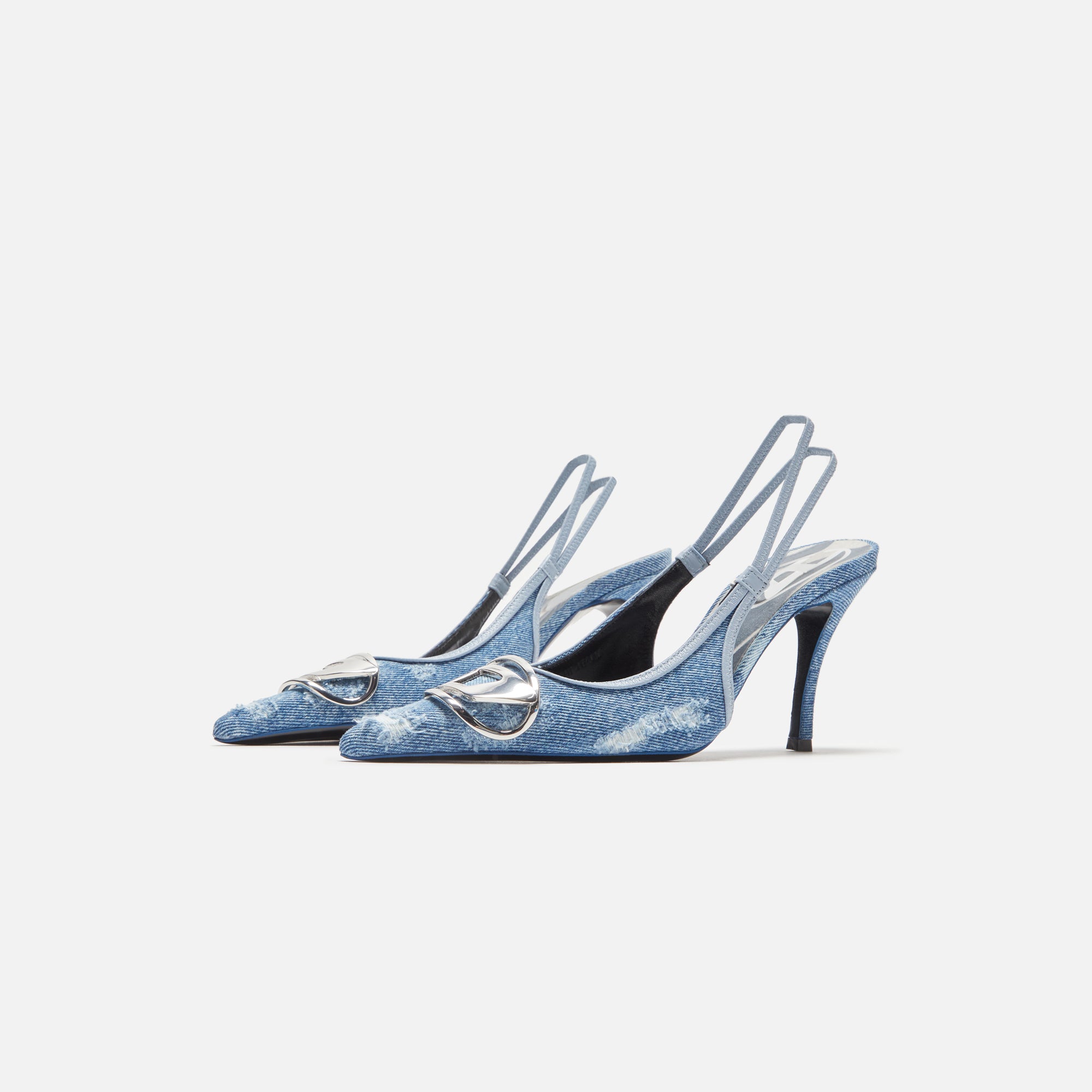 Diesel D-Venus Slingback - Bleach Treated Denim