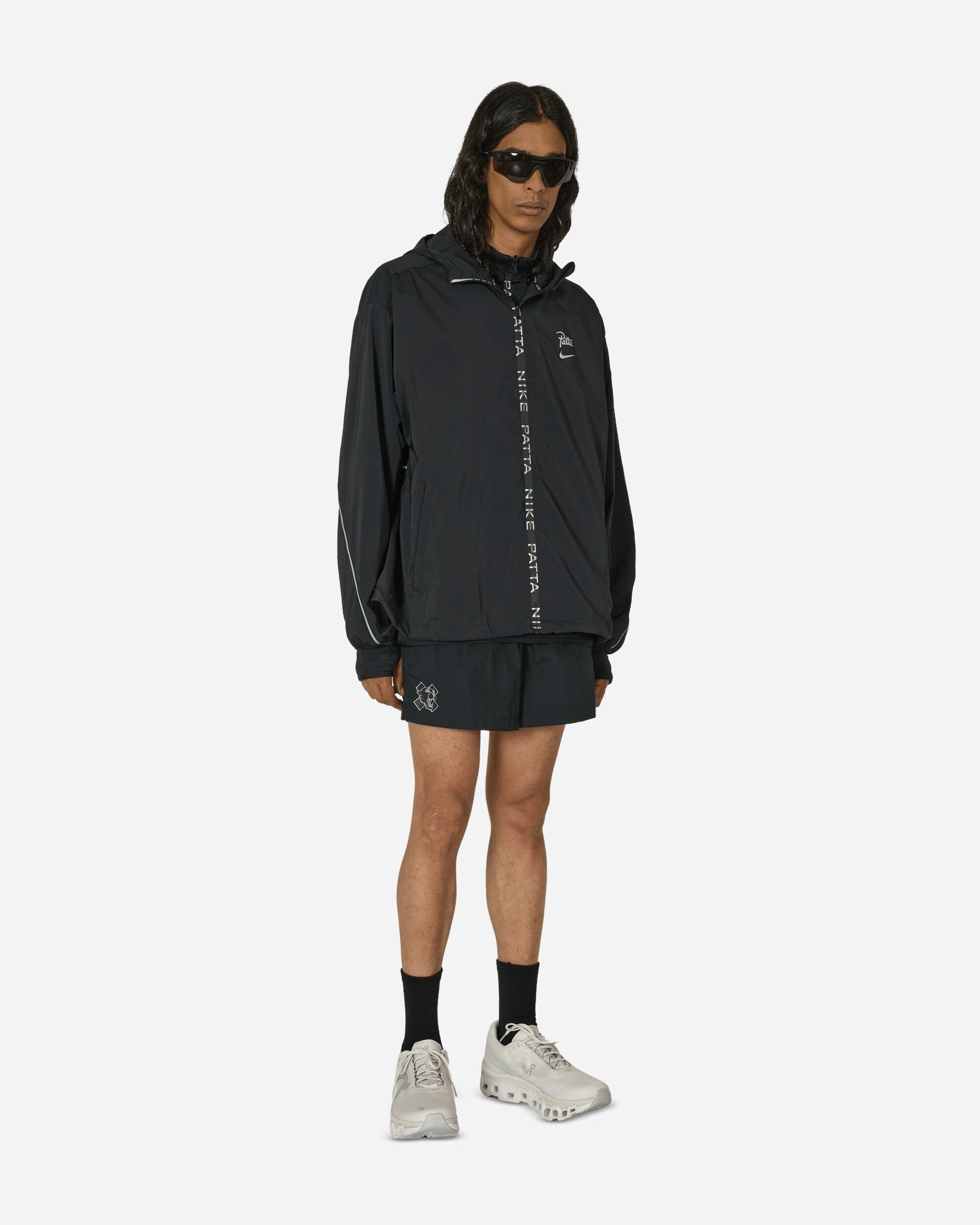 Patta Running Team Shorts Black