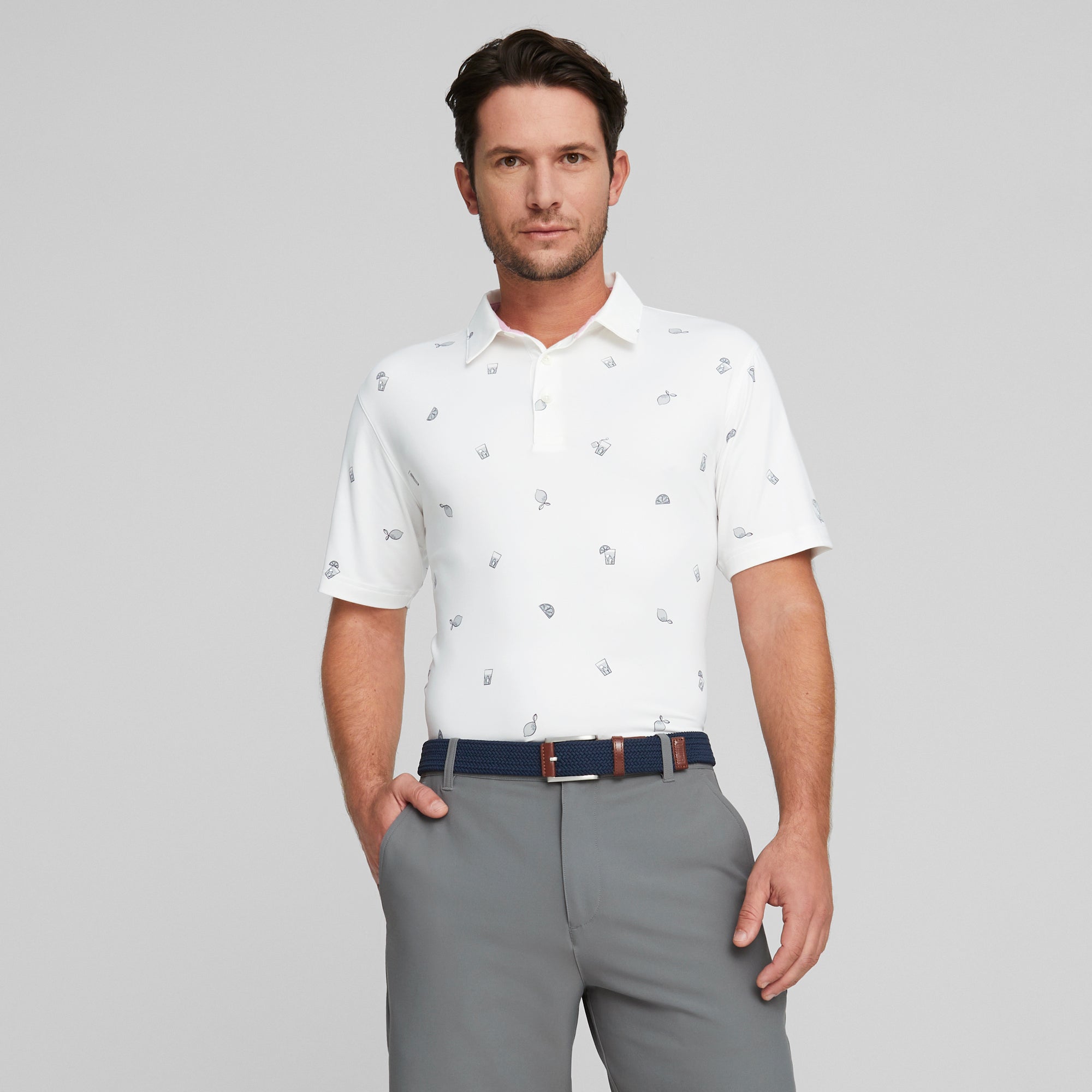 AP CLOUDSPUN Citrus Golf Polo