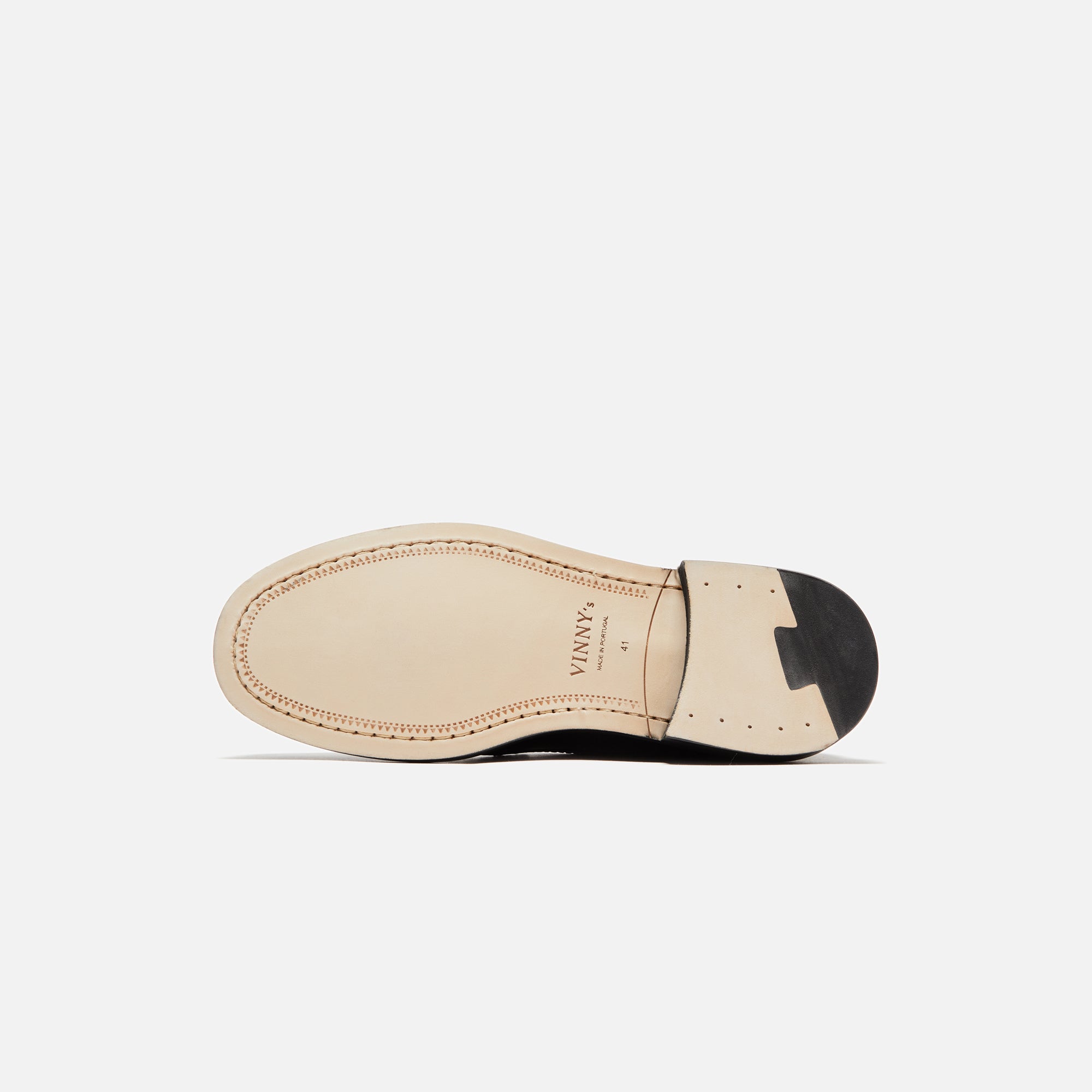 VINNY's Yardee Mocassin Loafer - Polido Leather Black