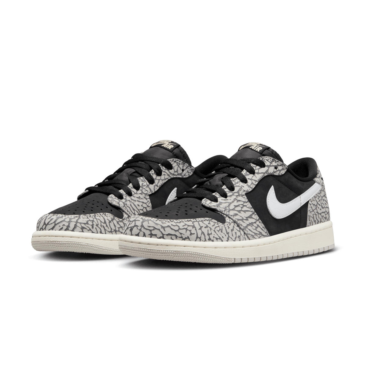 Air Jordan 1 Retro Low OG 'Black Elephant'